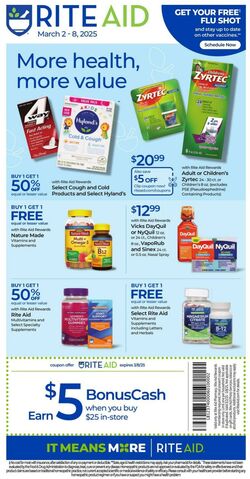 Weekly ad Rite Aid 03/02/2025 - 03/08/2025