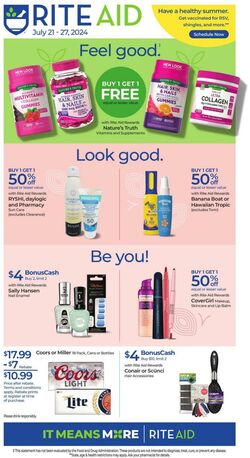 Weekly ad Rite Aid 07/21/2024 - 07/27/2024