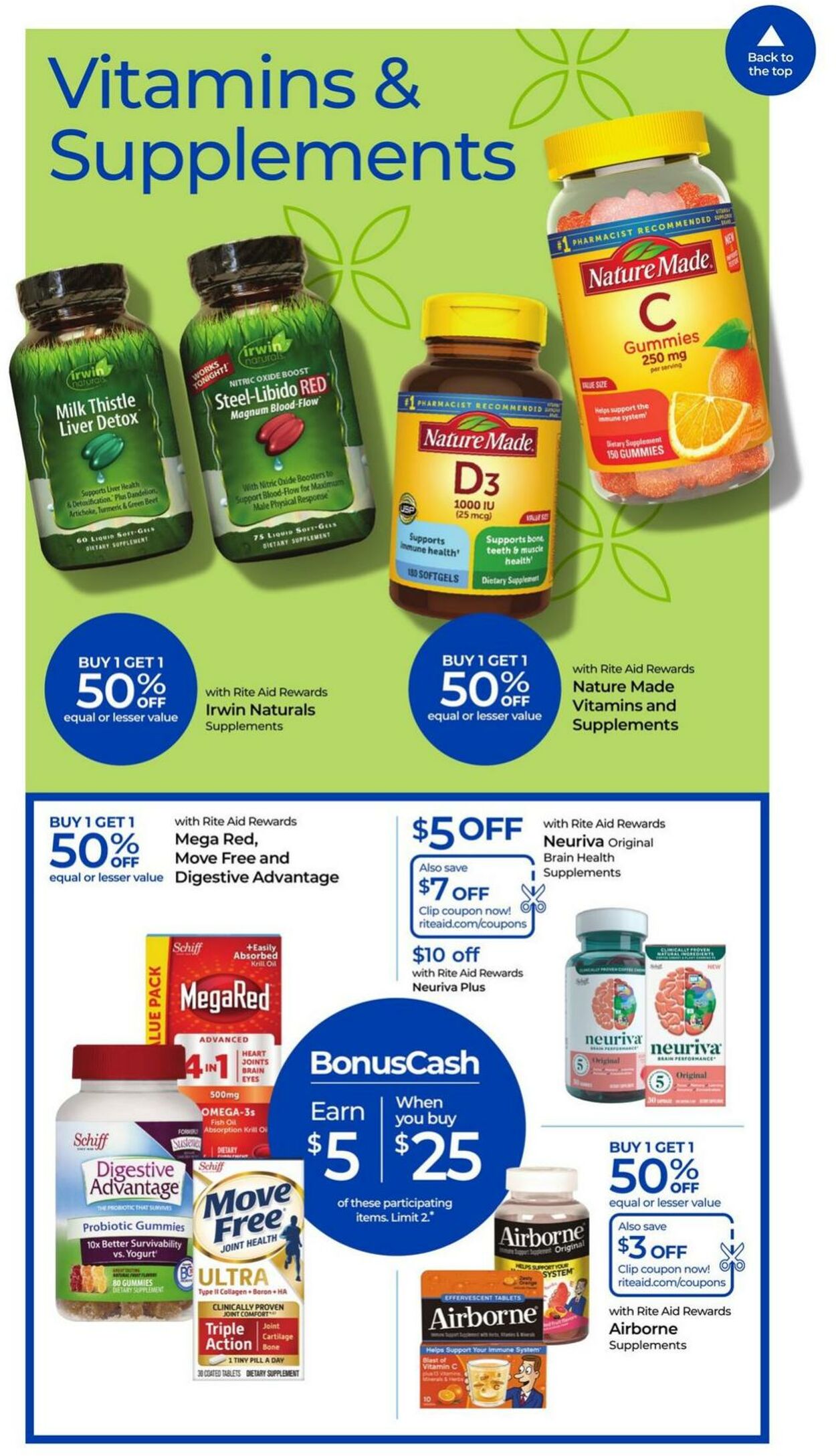 Weekly ad Rite Aid 01/05/2025 - 01/11/2025