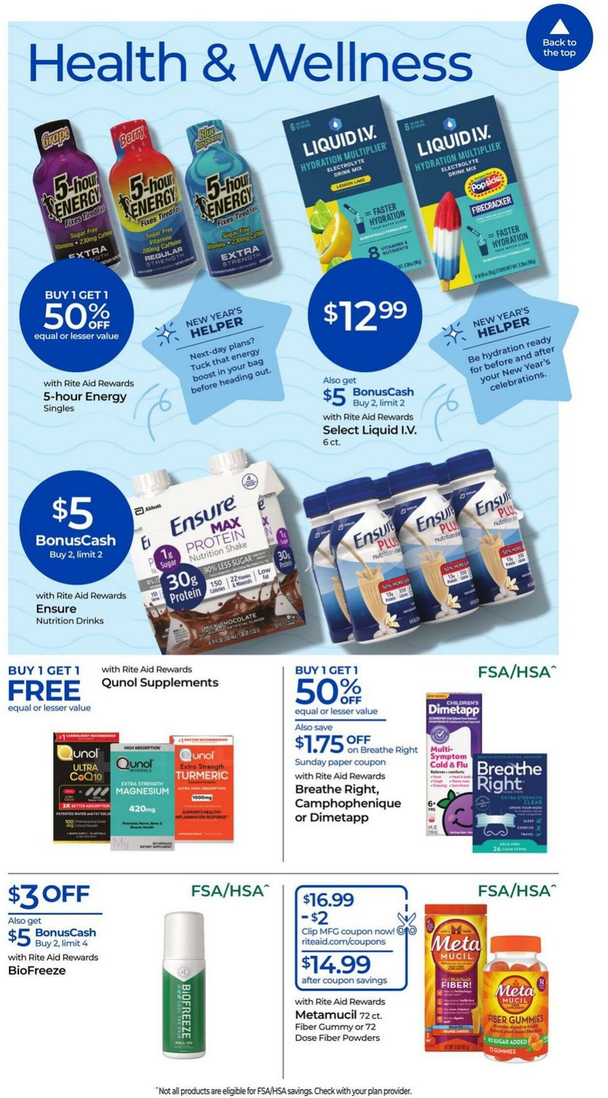 Weekly ad Rite Aid 12/29/2024 - 01/04/2025