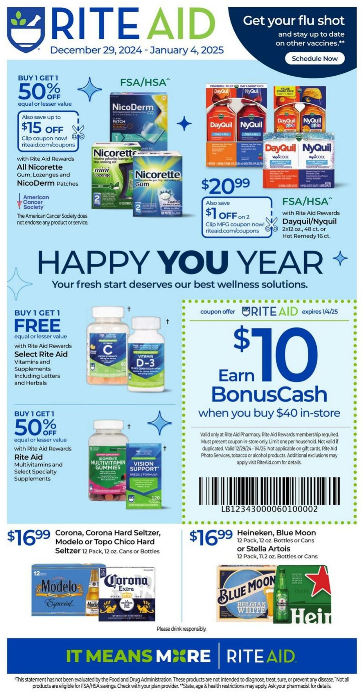 Weekly ad Rite Aid 12/29/2024 - 01/04/2025