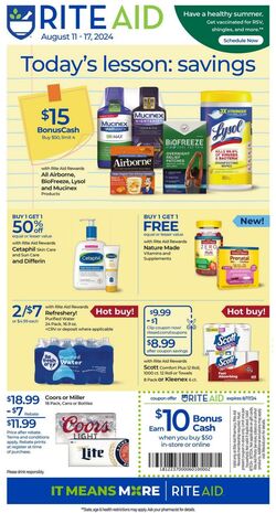 Weekly ad Rite Aid 12/25/2021 - 10/01/2022