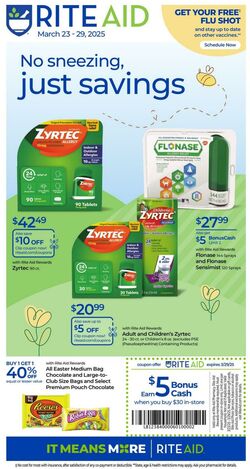 Weekly ad Rite Aid 03/23/2025 - 03/29/2025