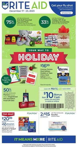 Weekly ad Rite Aid 12/17/2023 - 12/23/2023