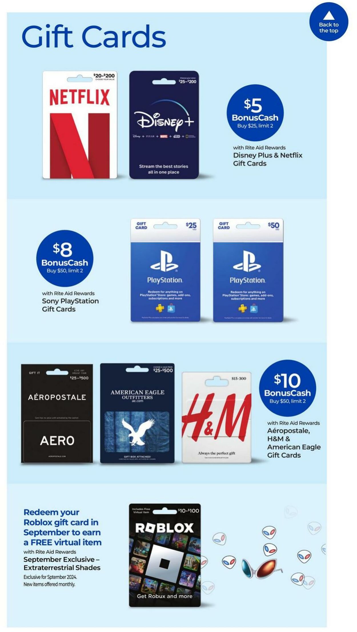 Weekly ad Rite Aid 09/01/2024 - 09/07/2024