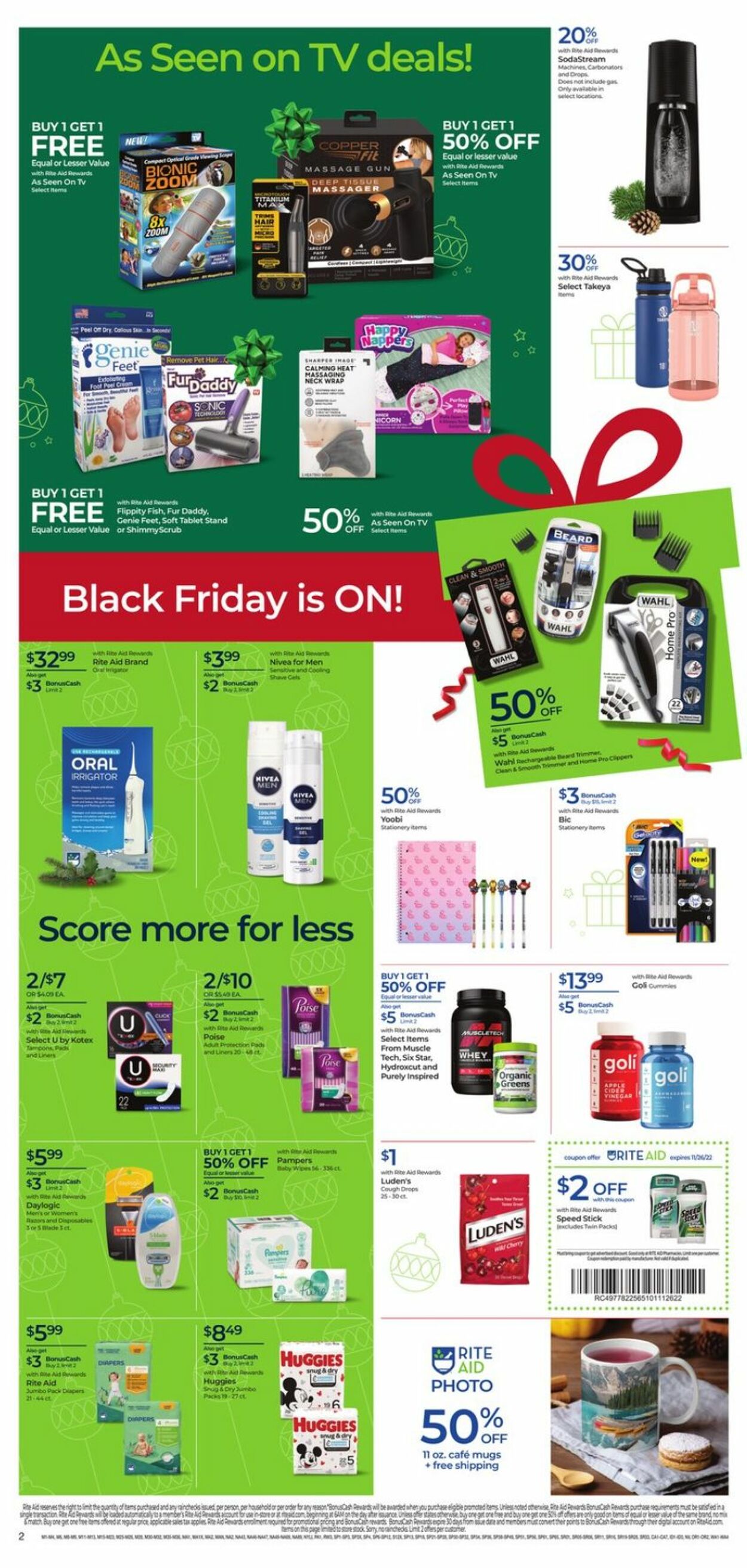 Weekly ad Rite Aid 11/24/2022 - 11/26/2022
