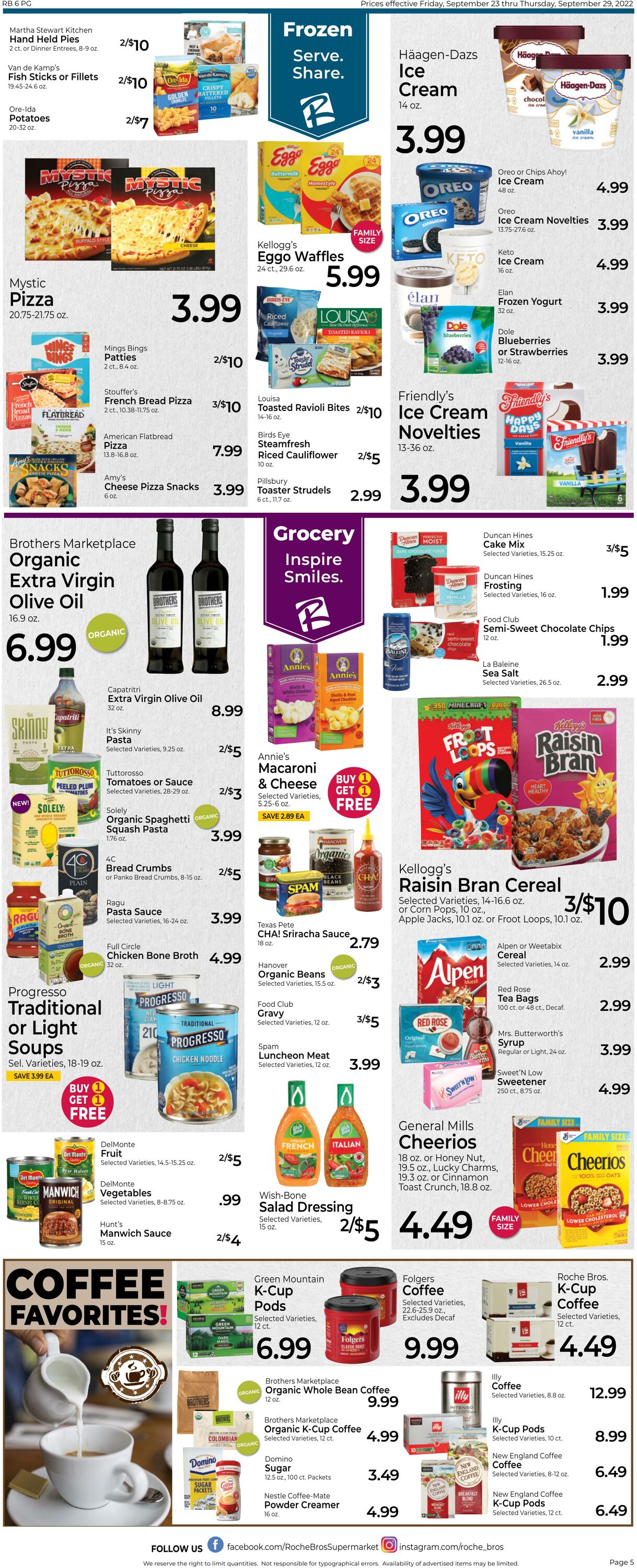 Weekly ad Roche Bros 09/23/2022 - 09/29/2022