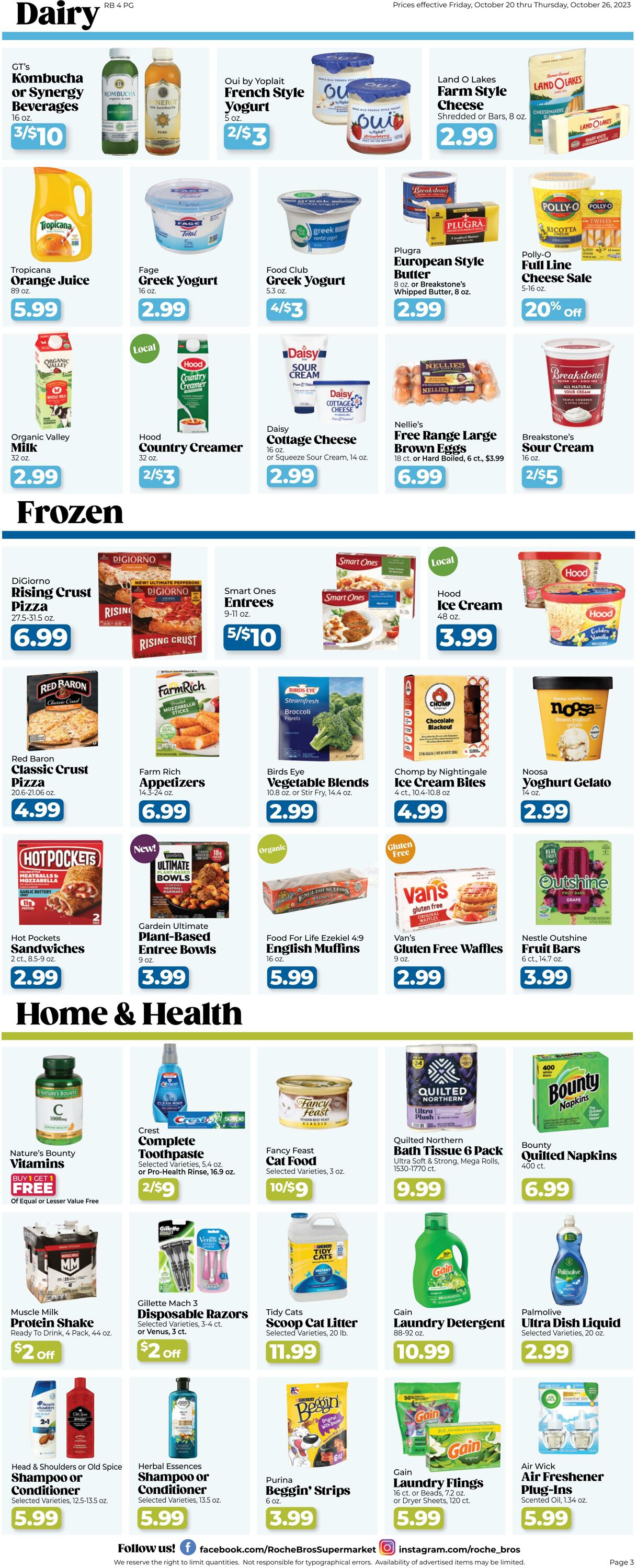 Weekly ad Roche Bros 10/20/2023 - 10/26/2023