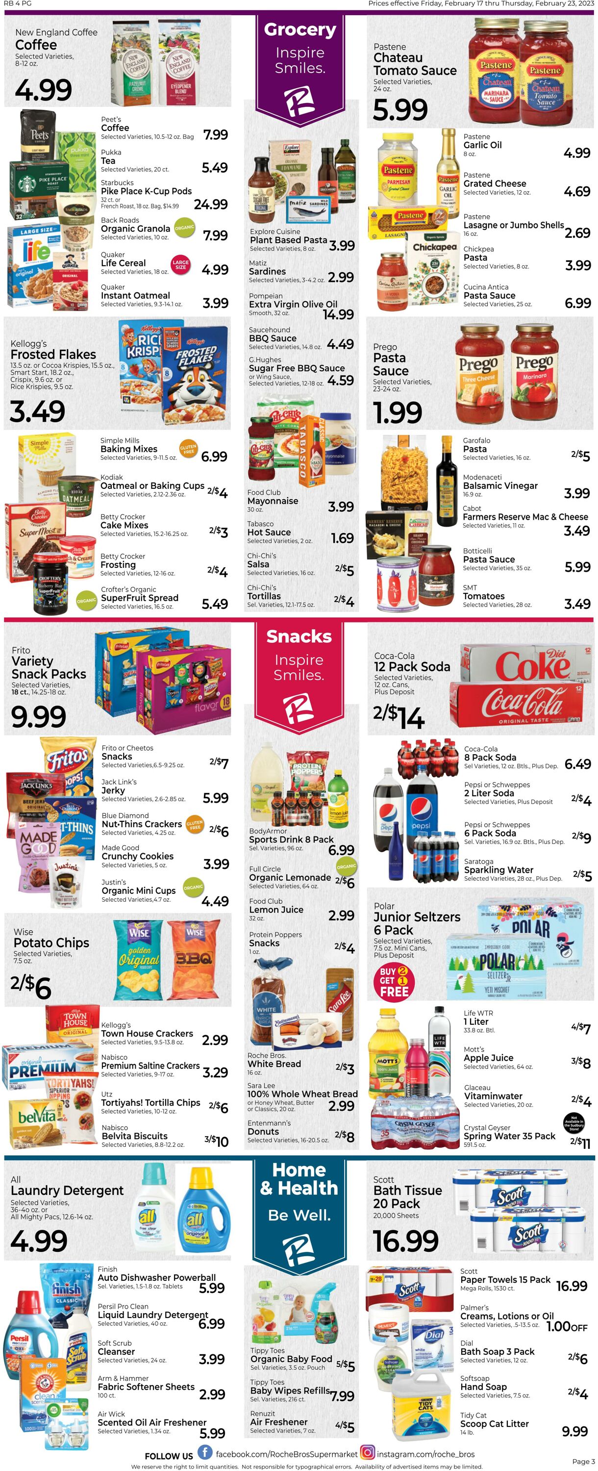 Weekly ad Roche Bros 02/17/2023 - 02/23/2023
