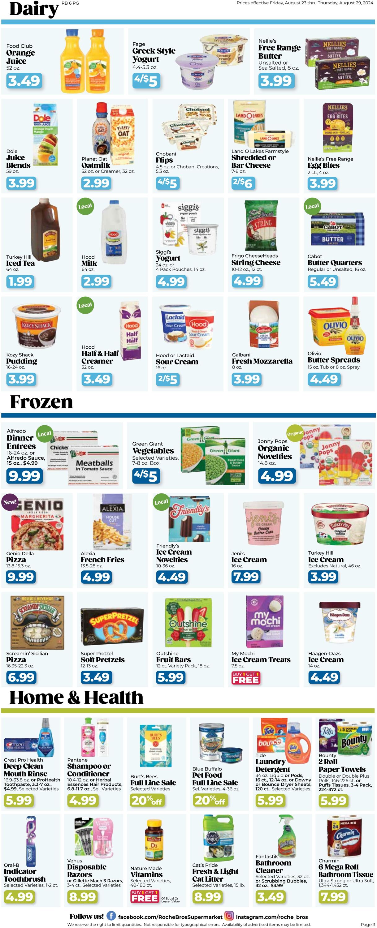 Weekly ad Roche Bros 08/23/2024 - 08/29/2024