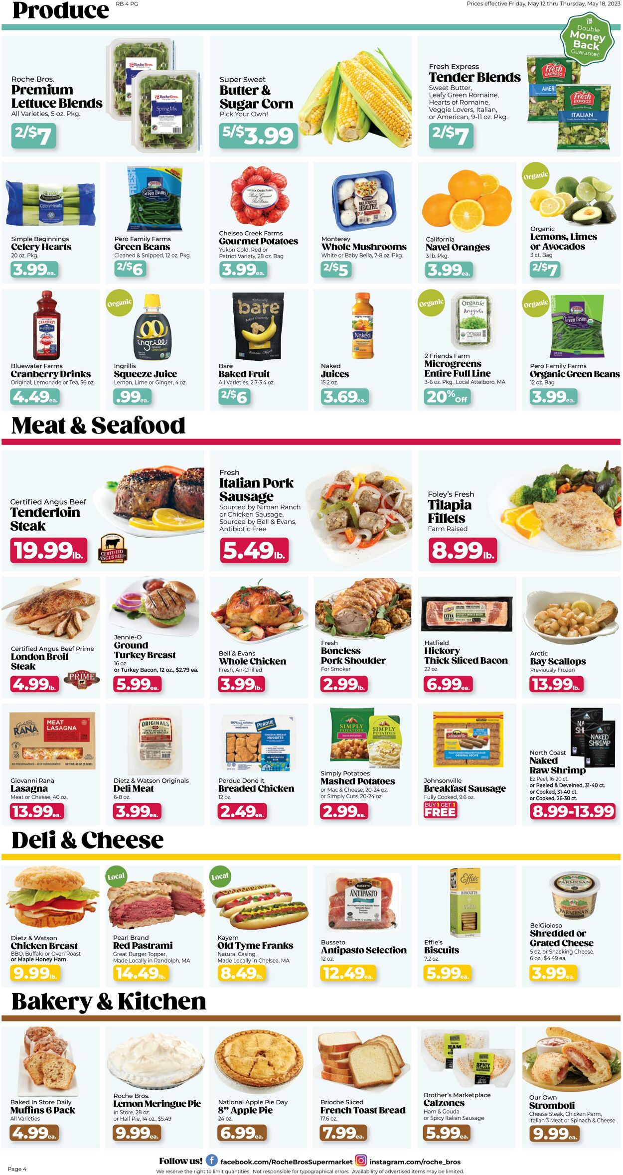 Weekly ad Roche Bros 05/12/2023 - 05/18/2023