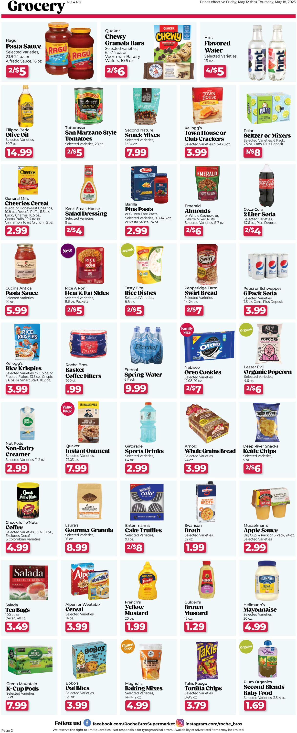 Weekly ad Roche Bros 05/12/2023 - 05/18/2023