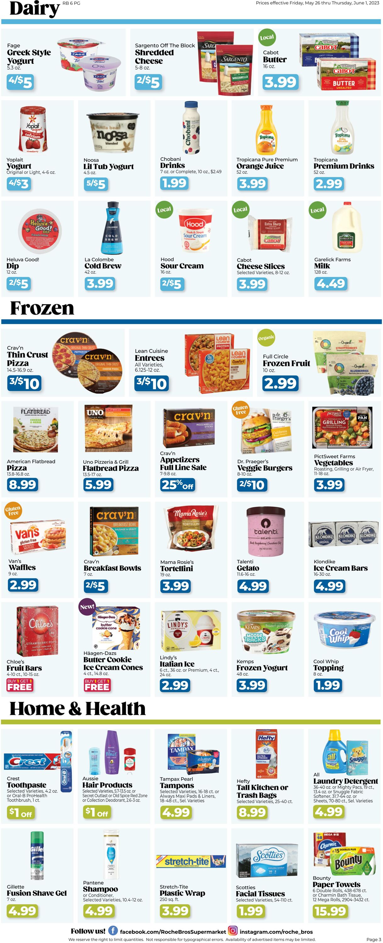 Weekly ad Roche Bros 05/26/2023 - 06/01/2023