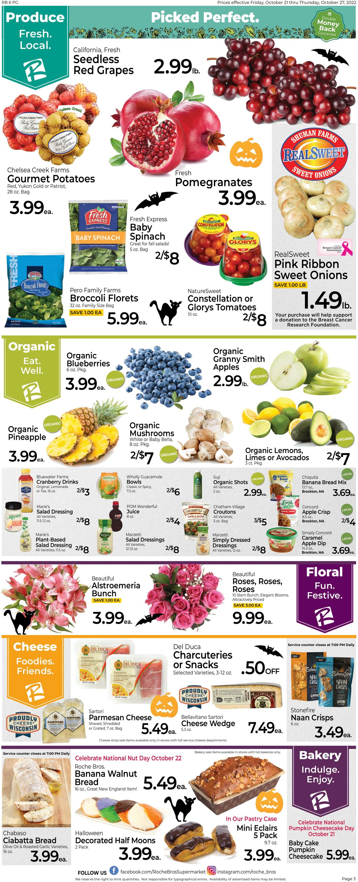 Weekly ad Roche Bros 10/21/2022 - 10/27/2022