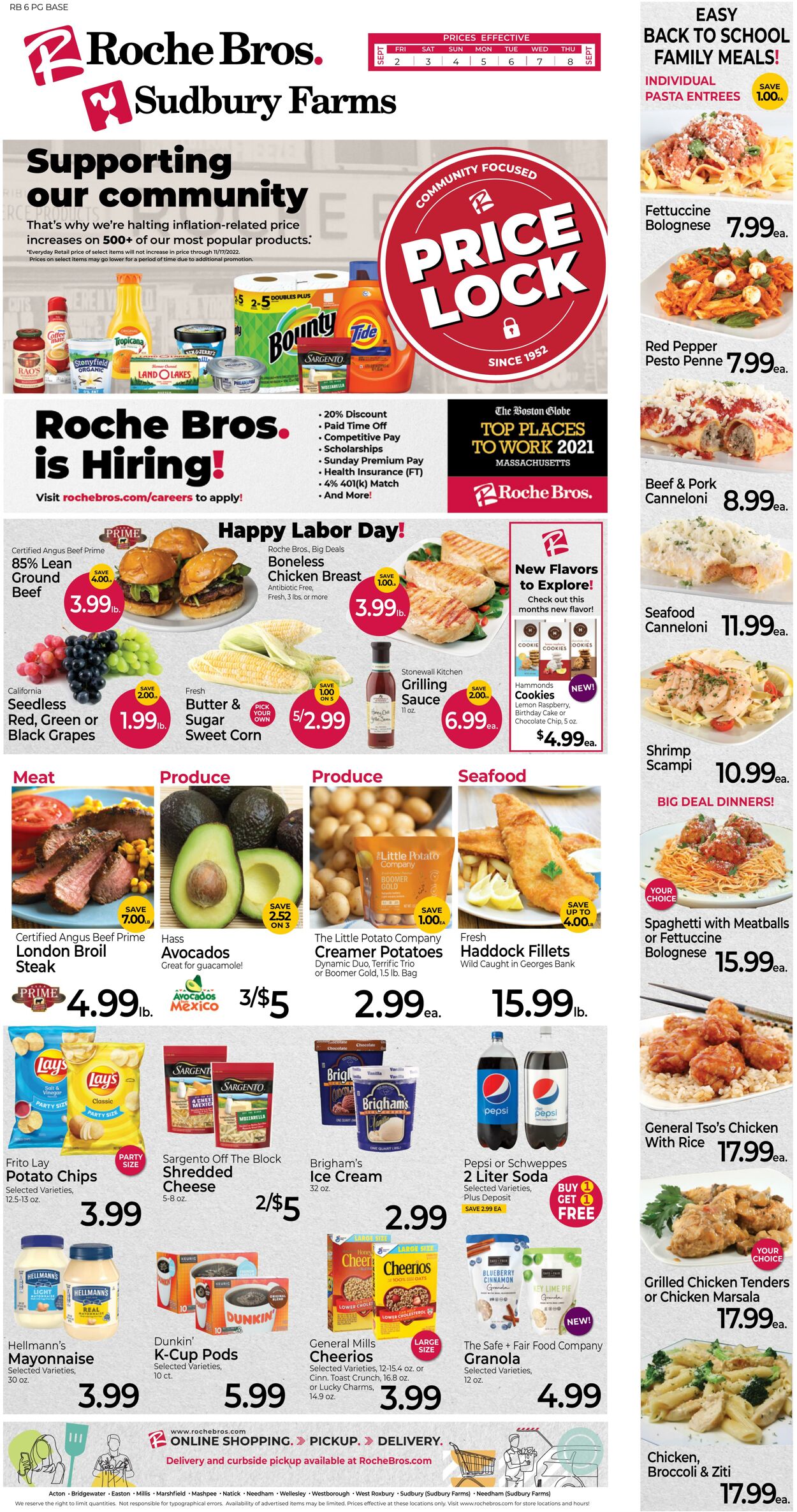 Weekly ad Roche Bros 09/02/2022 - 09/08/2022