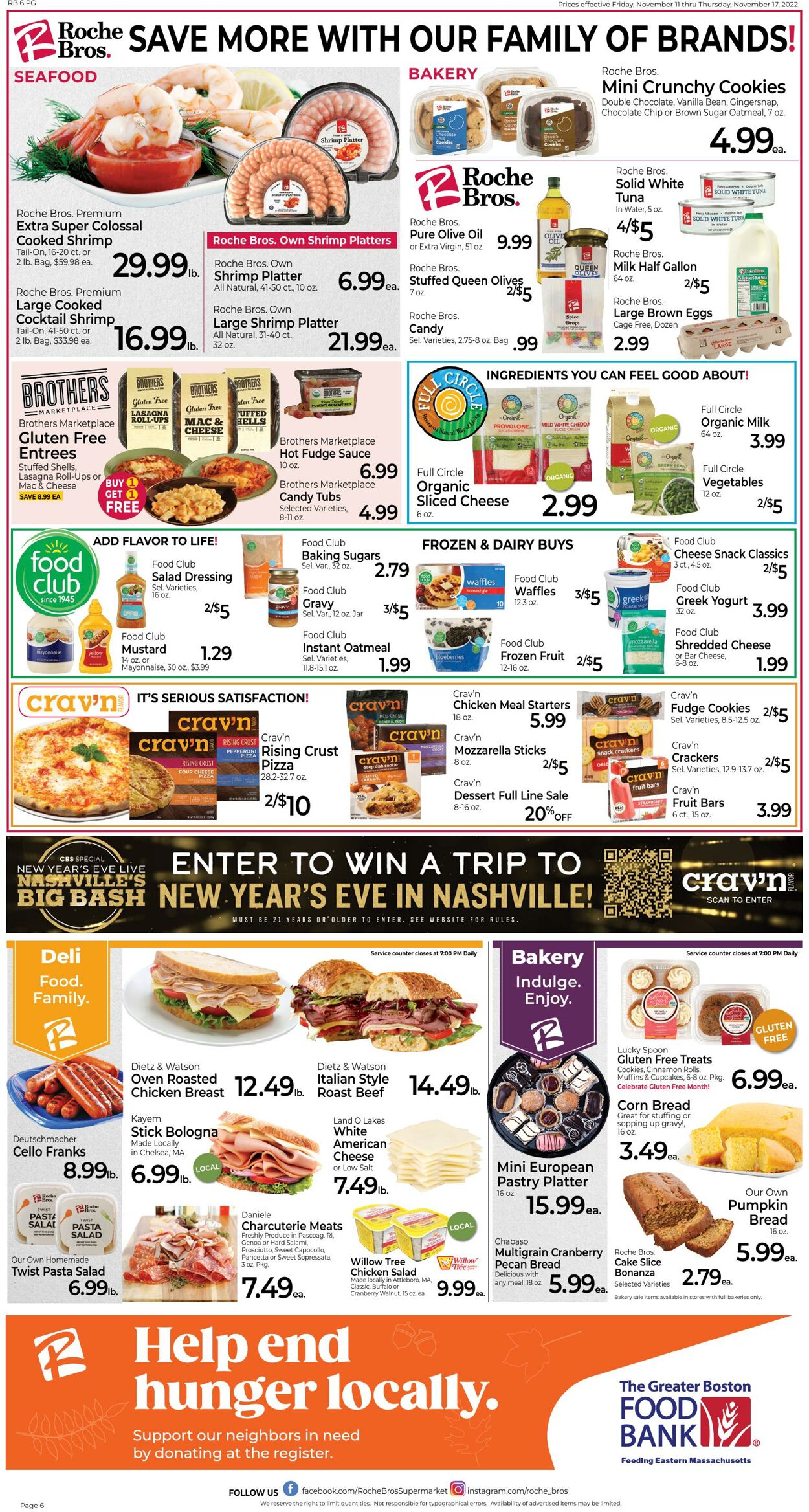 Weekly ad Roche Bros 11/11/2022 - 11/17/2022