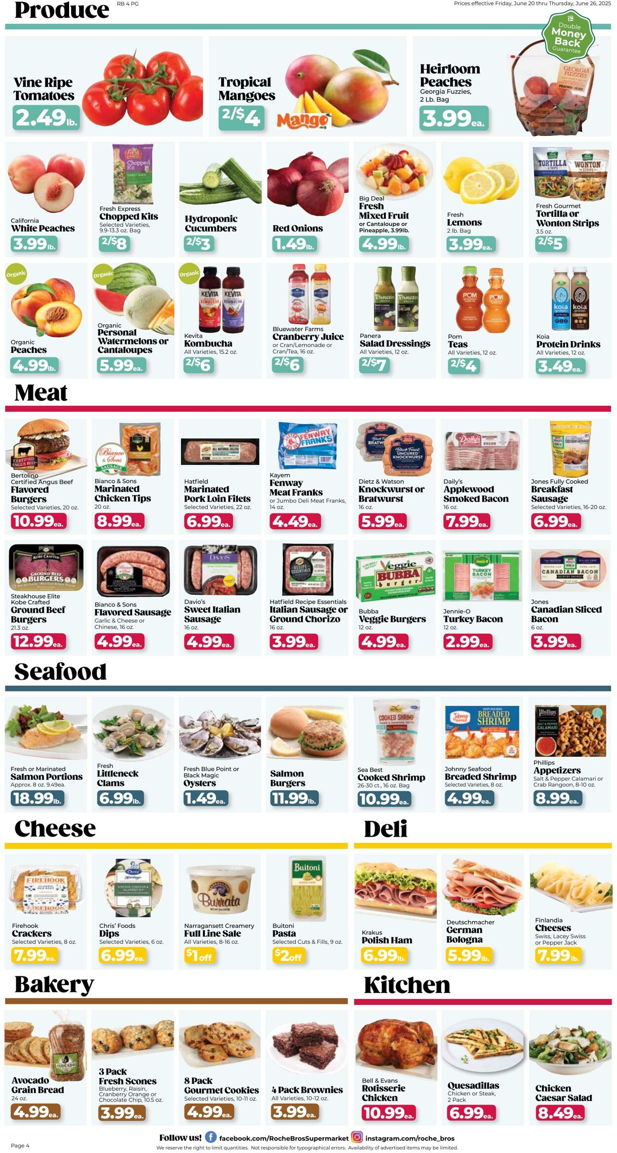 Weekly ad Roche Bros 06/20/2025 - 06/26/2025