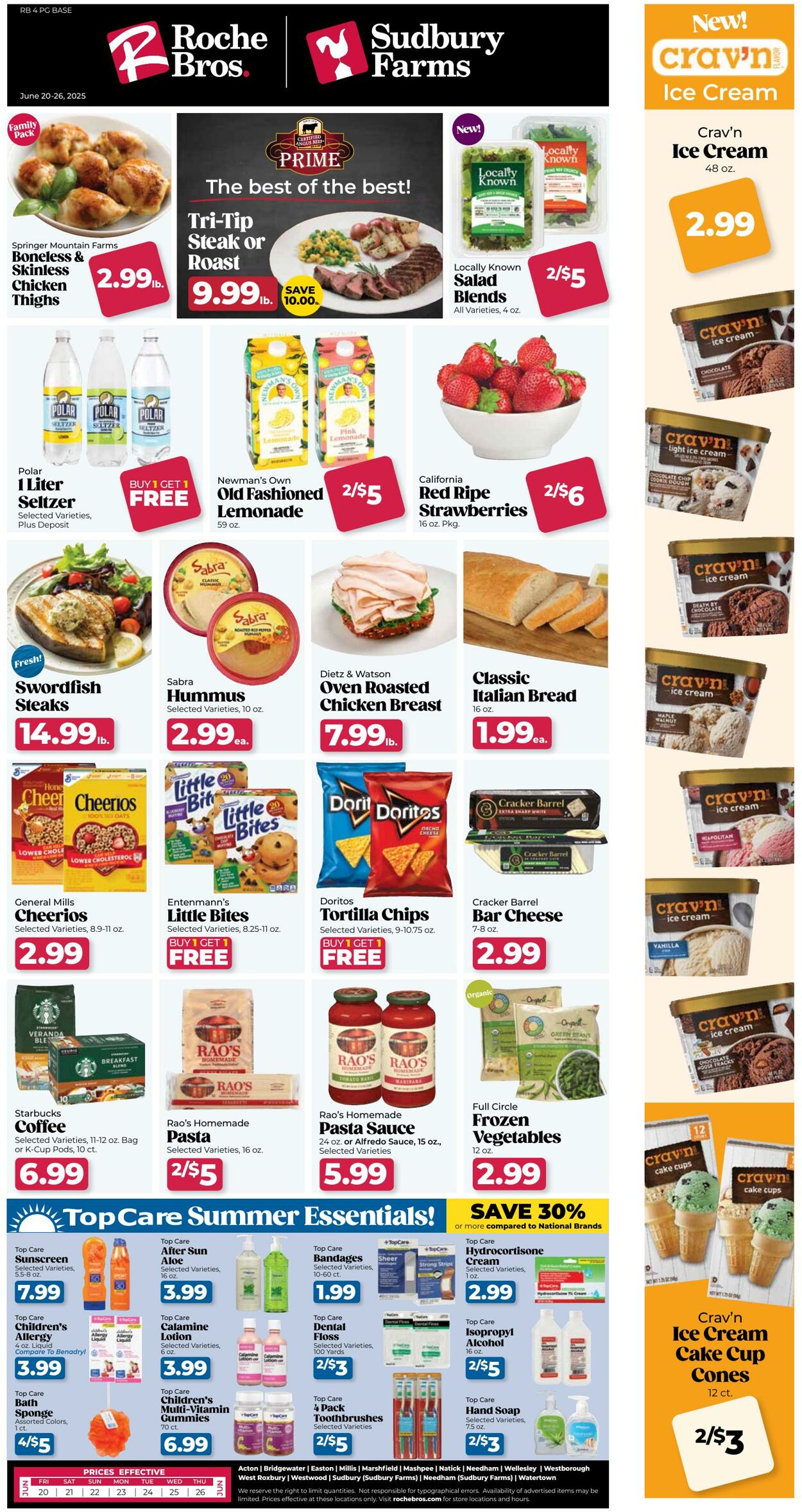 Weekly ad Roche Bros 06/20/2025 - 06/26/2025