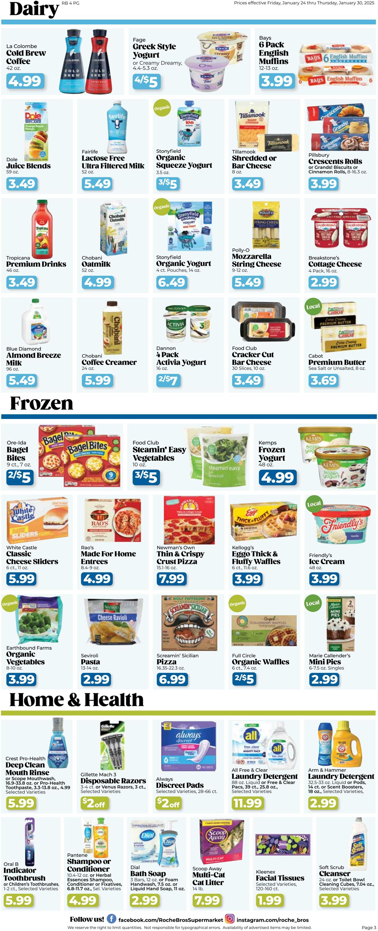 Weekly ad Roche Bros 01/24/2025 - 01/30/2025