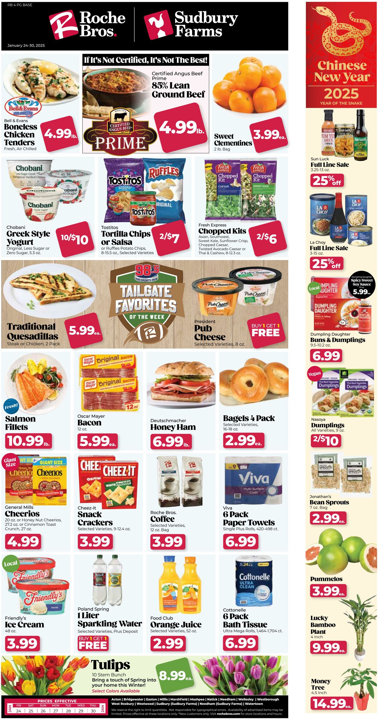 Weekly ad Roche Bros 01/24/2025 - 01/30/2025