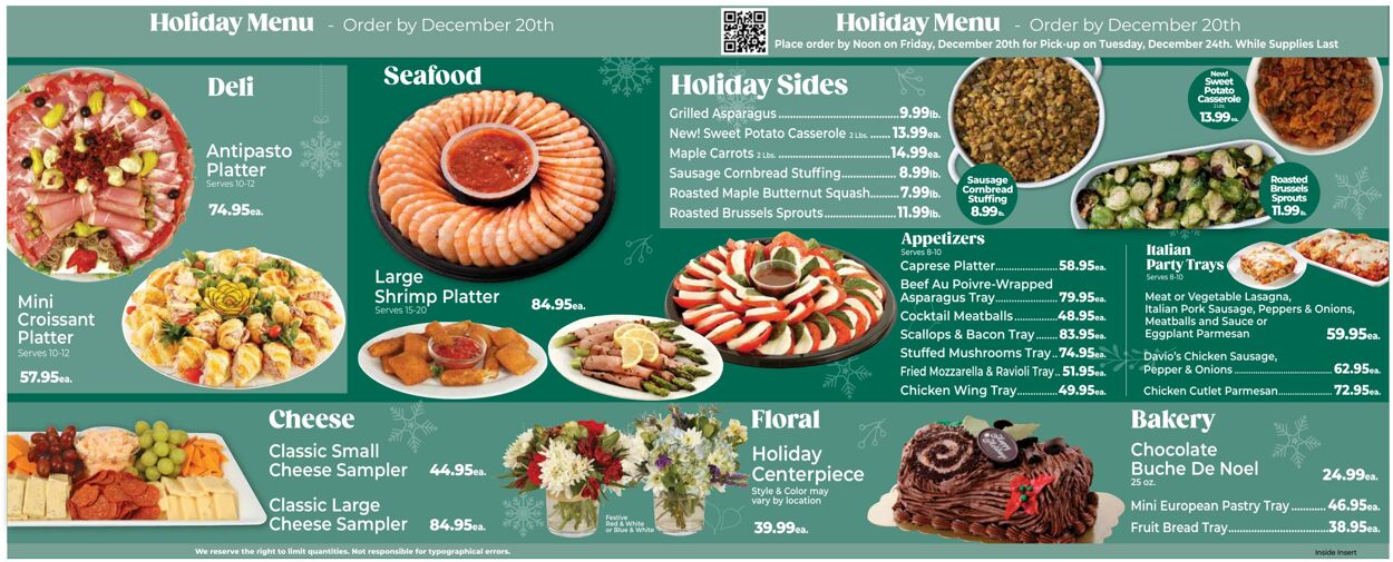 Weekly ad Roche Bros 12/13/2024 - 12/19/2024