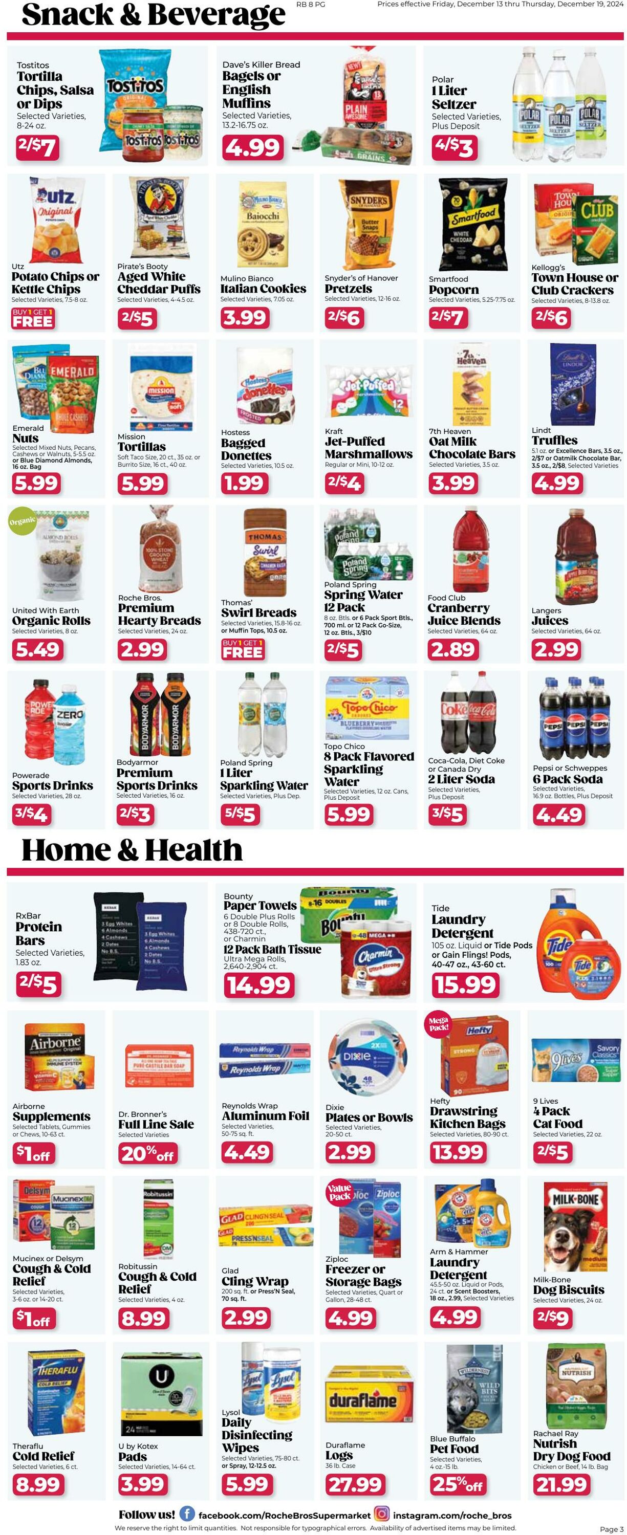 Weekly ad Roche Bros 12/13/2024 - 12/19/2024