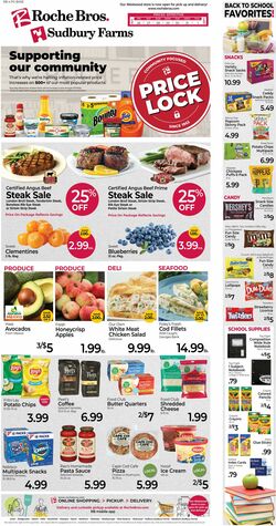 Weekly ad Roche Bros 08/26/2022-09/01/2022