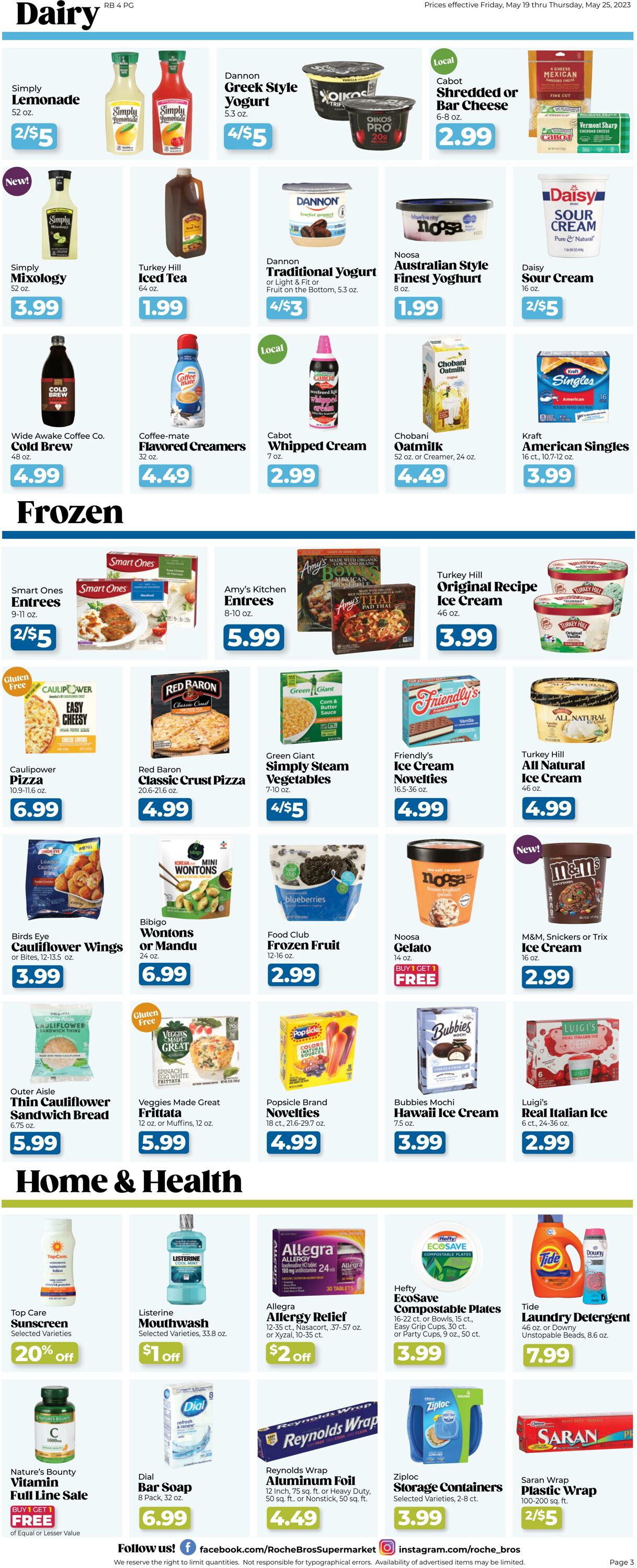 Weekly ad Roche Bros 05/19/2023 - 05/25/2023