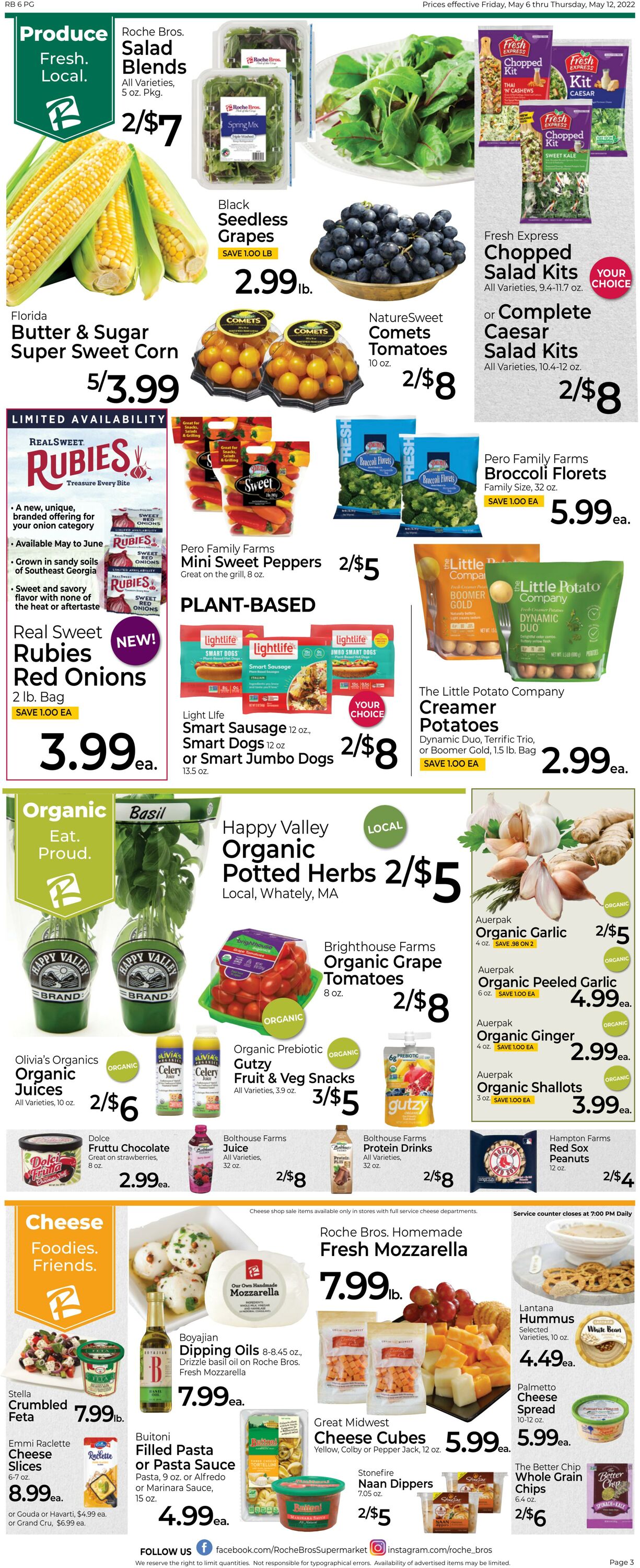 Weekly ad Roche Bros 05/06/2022 - 05/12/2022