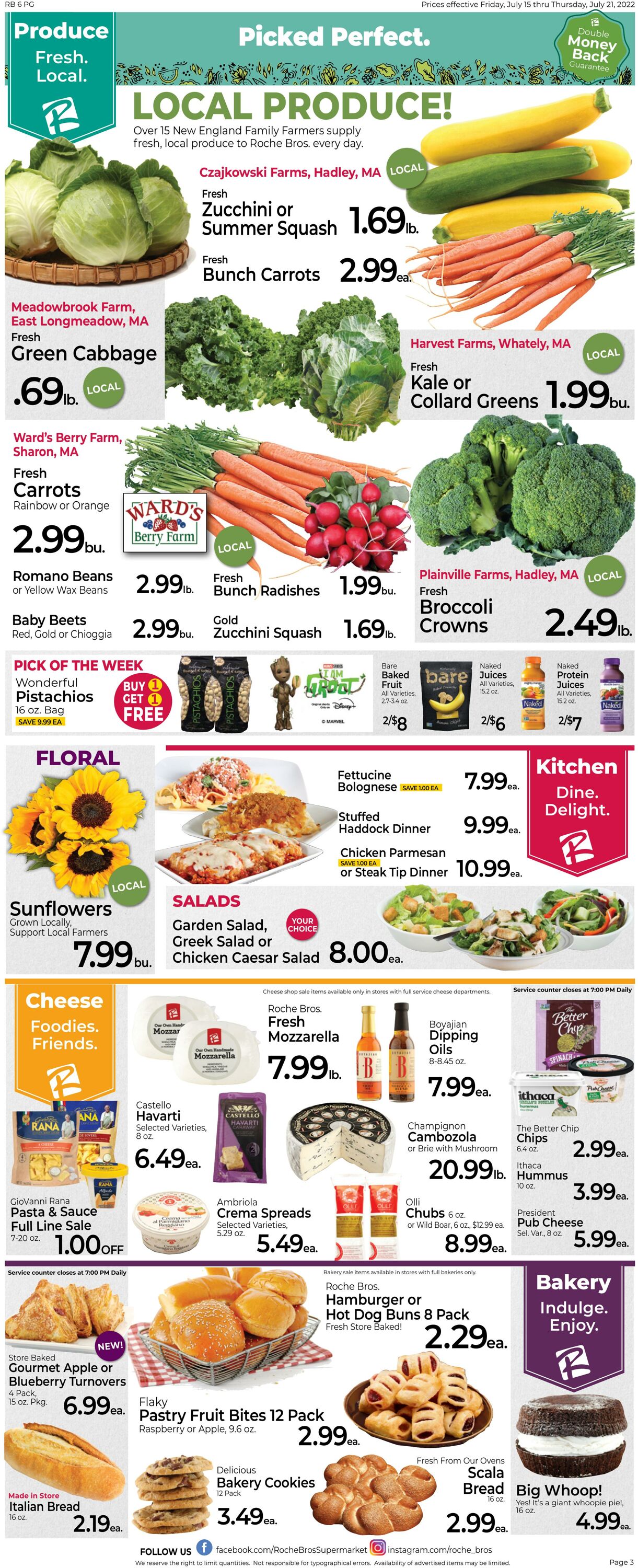 Weekly ad Roche Bros 07/15/2022 - 07/21/2022