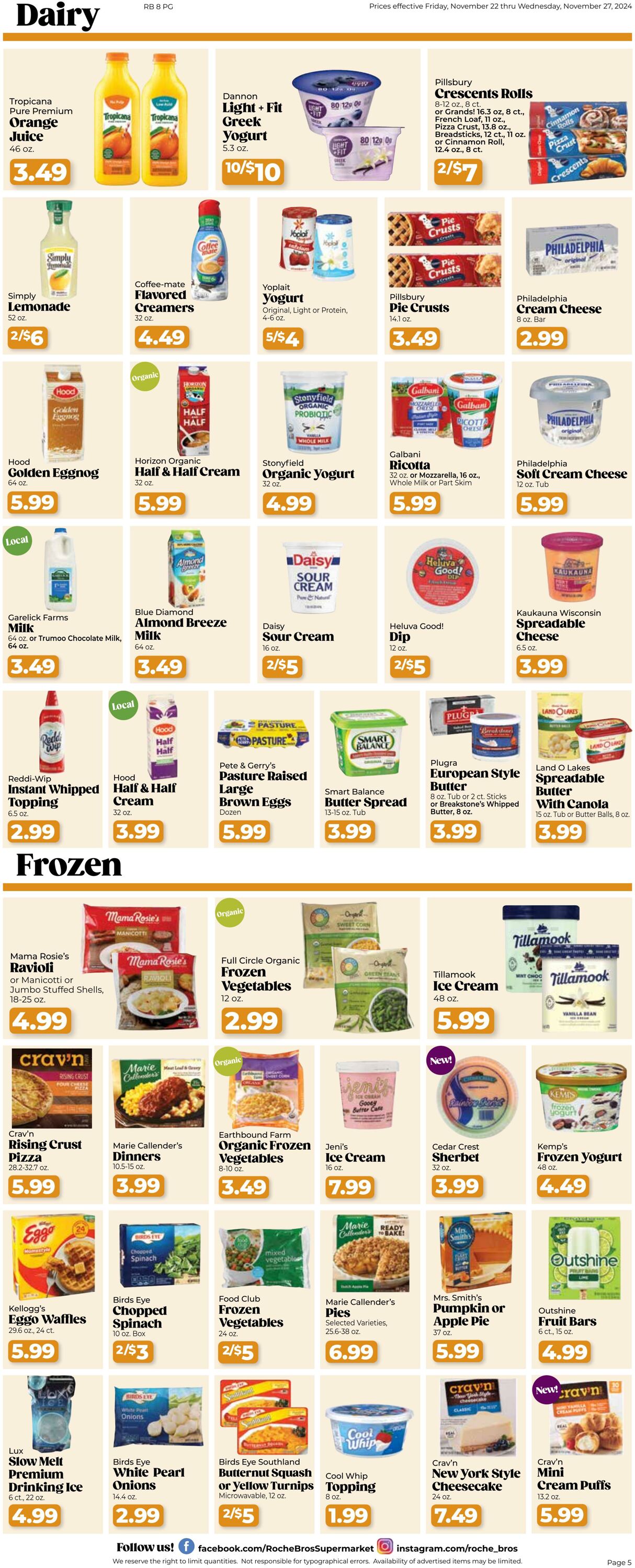 Weekly ad Roche Bros 11/22/2024 - 11/28/2024