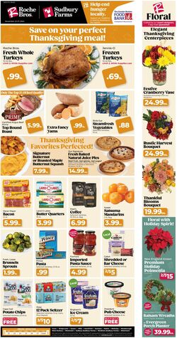 Weekly ad Roche Bros 11/22/2024 - 11/28/2024