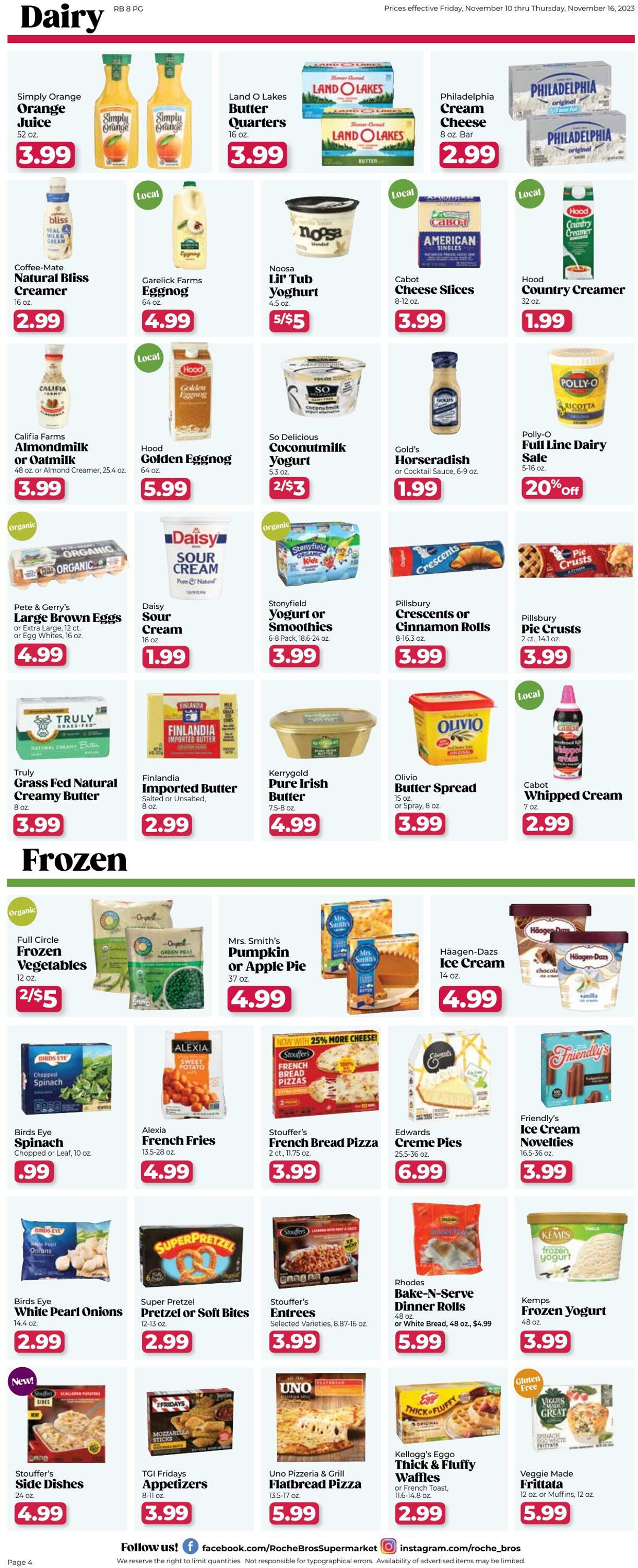 Weekly ad Roche Bros 11/10/2023 - 11/16/2023