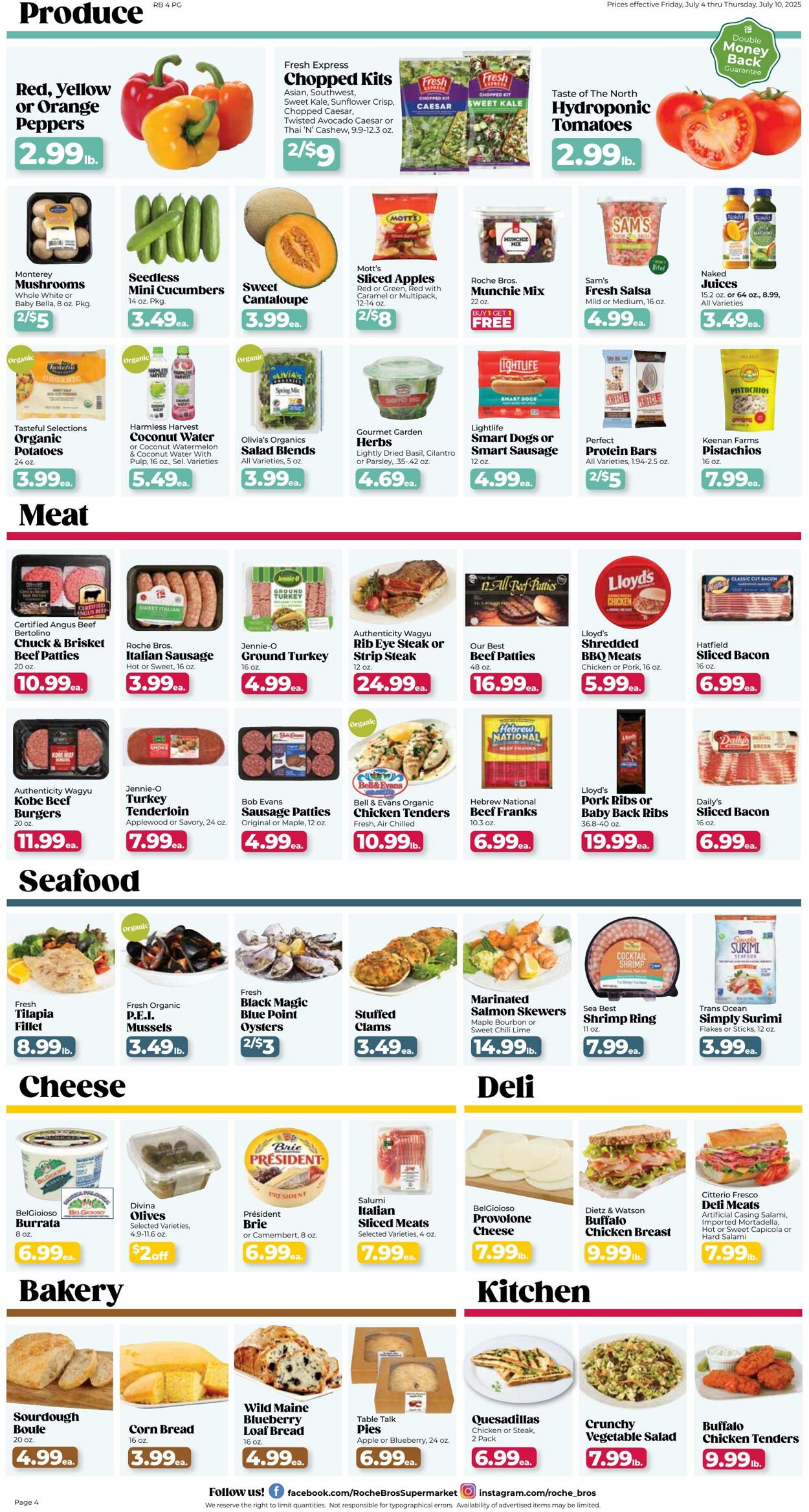 Weekly ad Roche Bros 07/04/2025 - 07/10/2025