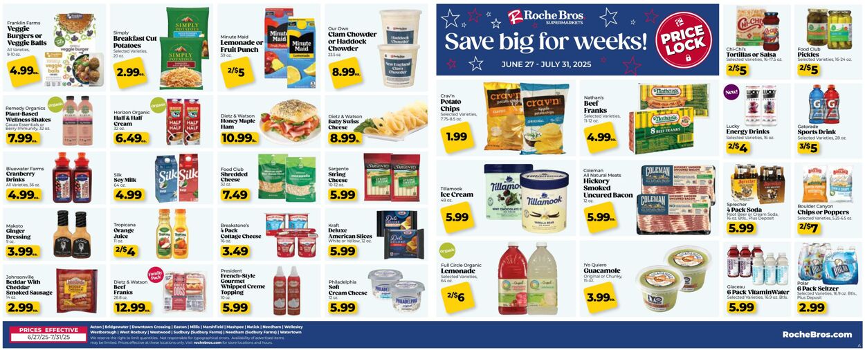 Weekly ad Roche Bros 07/04/2025 - 07/10/2025