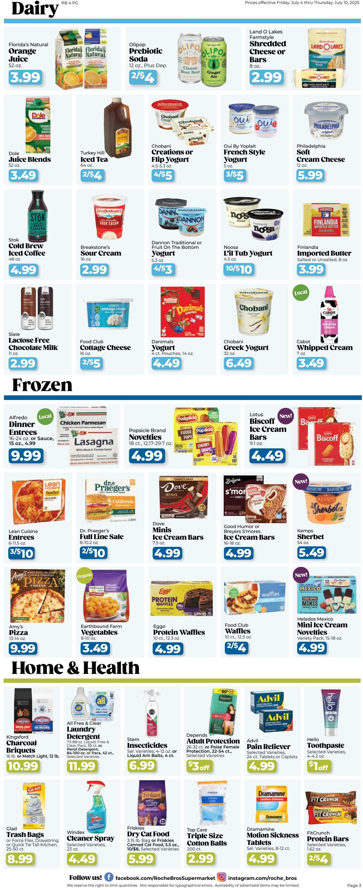 Weekly ad Roche Bros 07/04/2025 - 07/10/2025