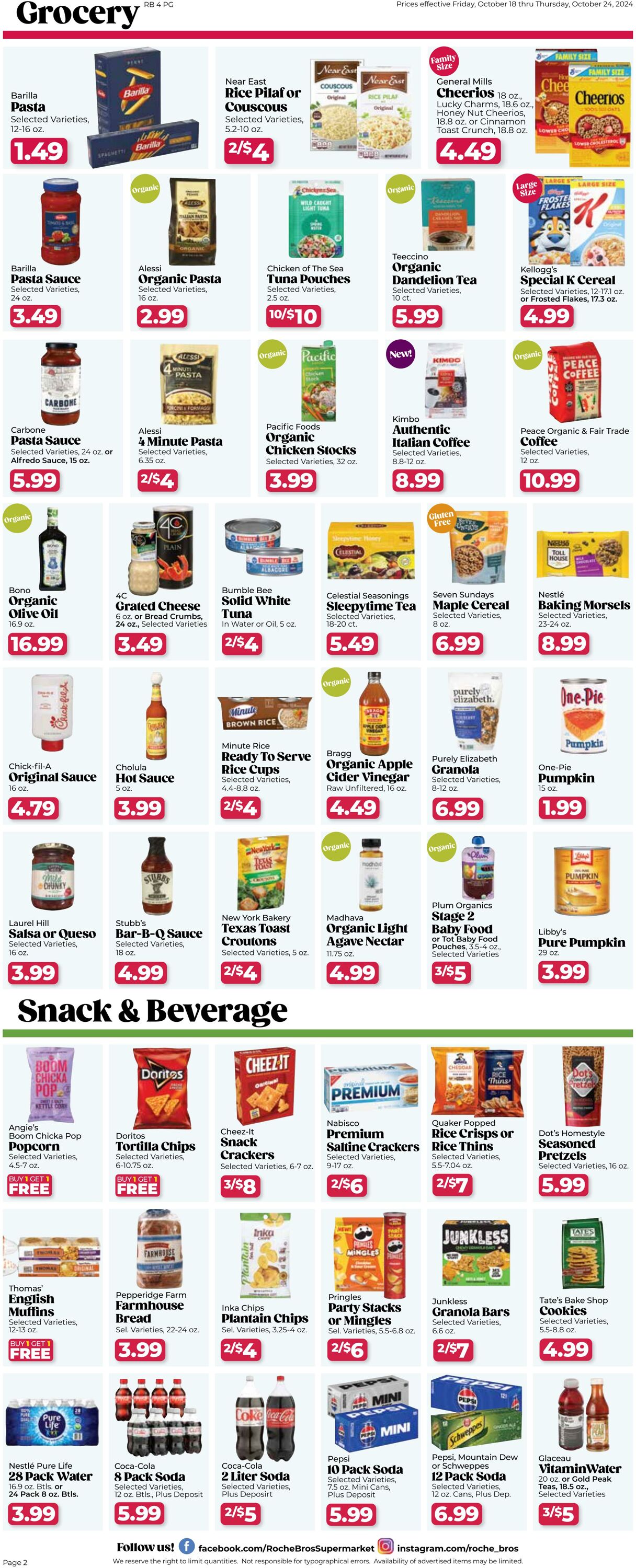 Weekly ad Roche Bros 10/18/2024 - 10/24/2024