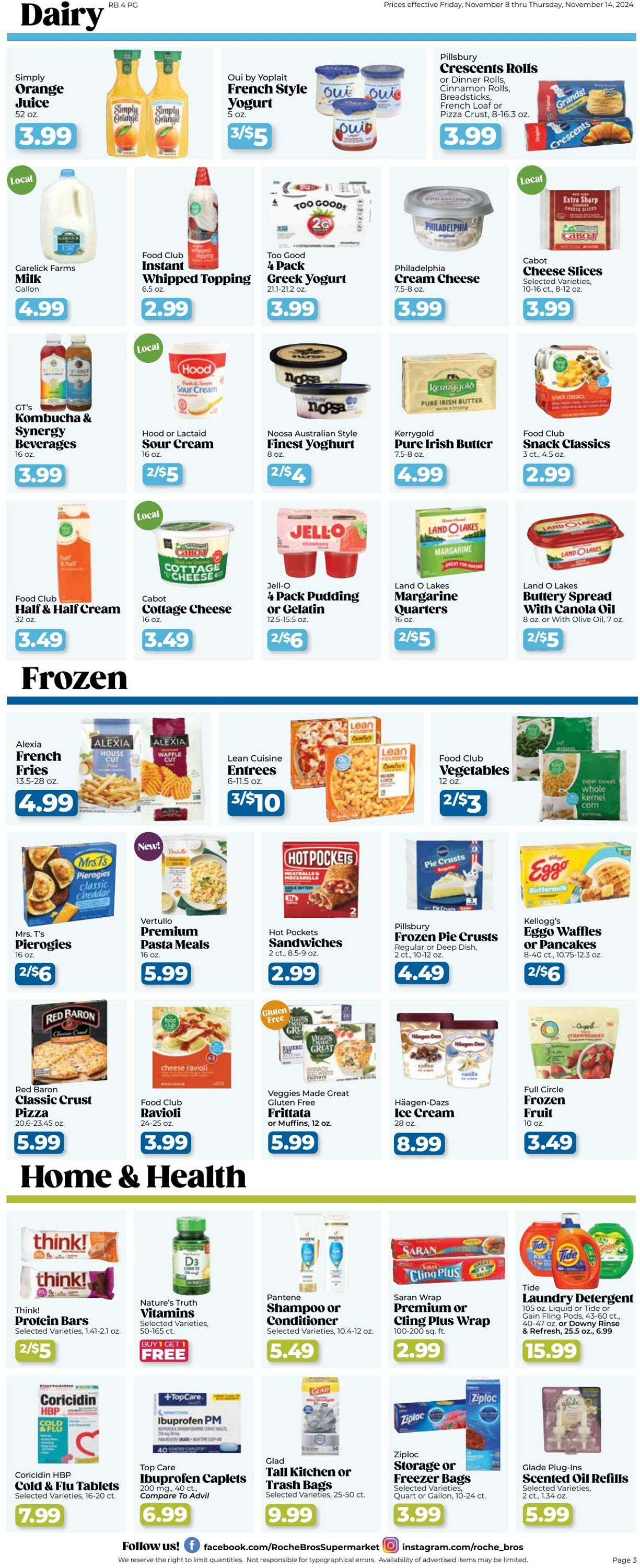 Weekly ad Roche Bros 11/08/2024 - 11/14/2024