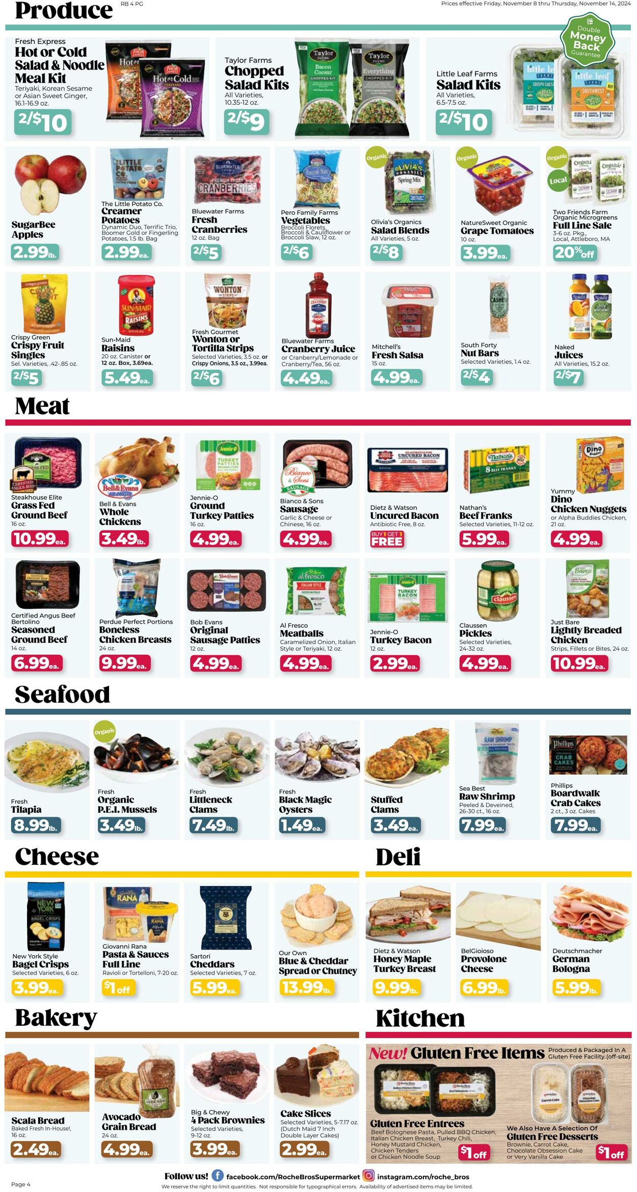 Weekly ad Roche Bros 11/08/2024 - 11/14/2024