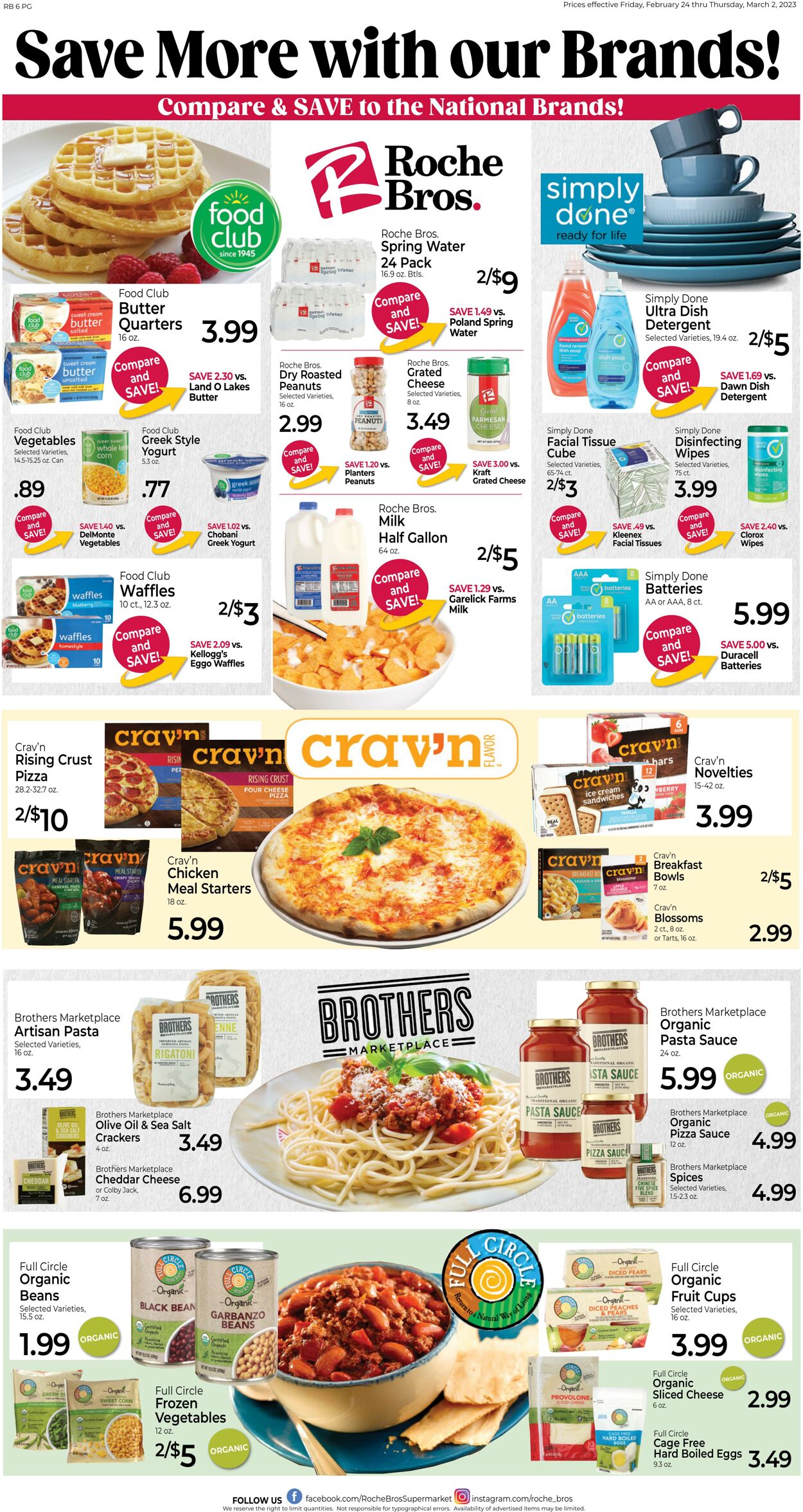 Weekly ad Roche Bros 02/24/2023 - 03/02/2023