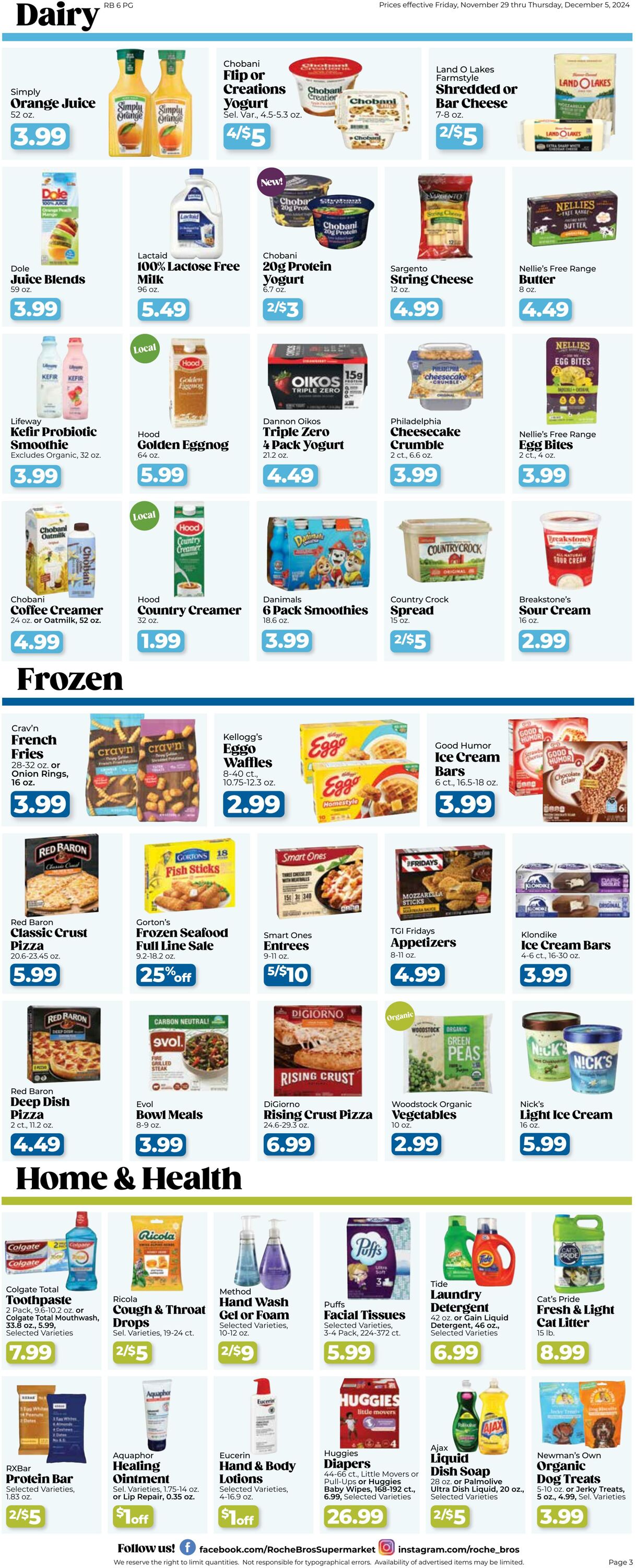 Weekly ad Roche Bros 11/29/2024 - 12/05/2024