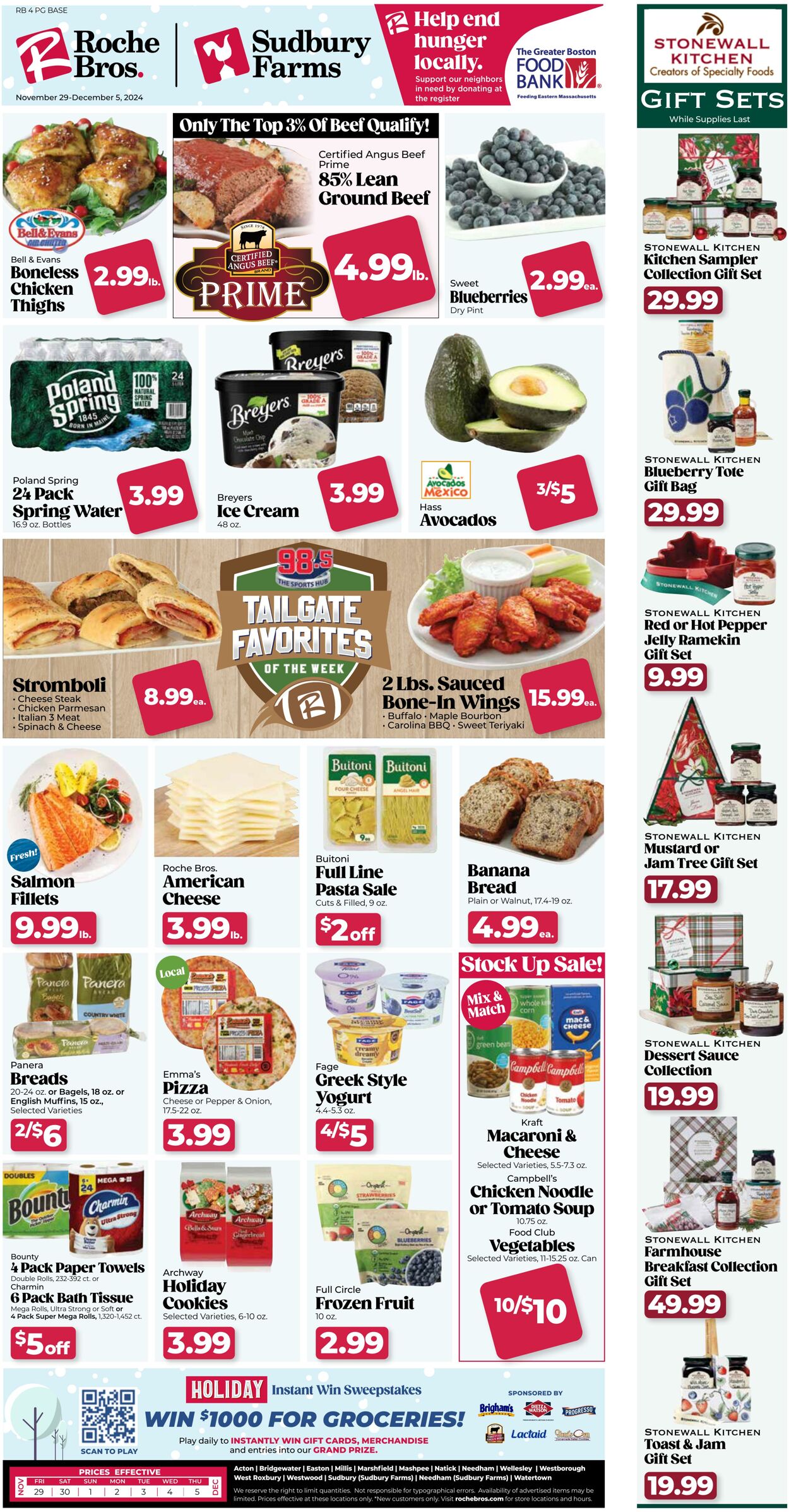 Weekly ad Roche Bros 11/29/2024 - 12/05/2024