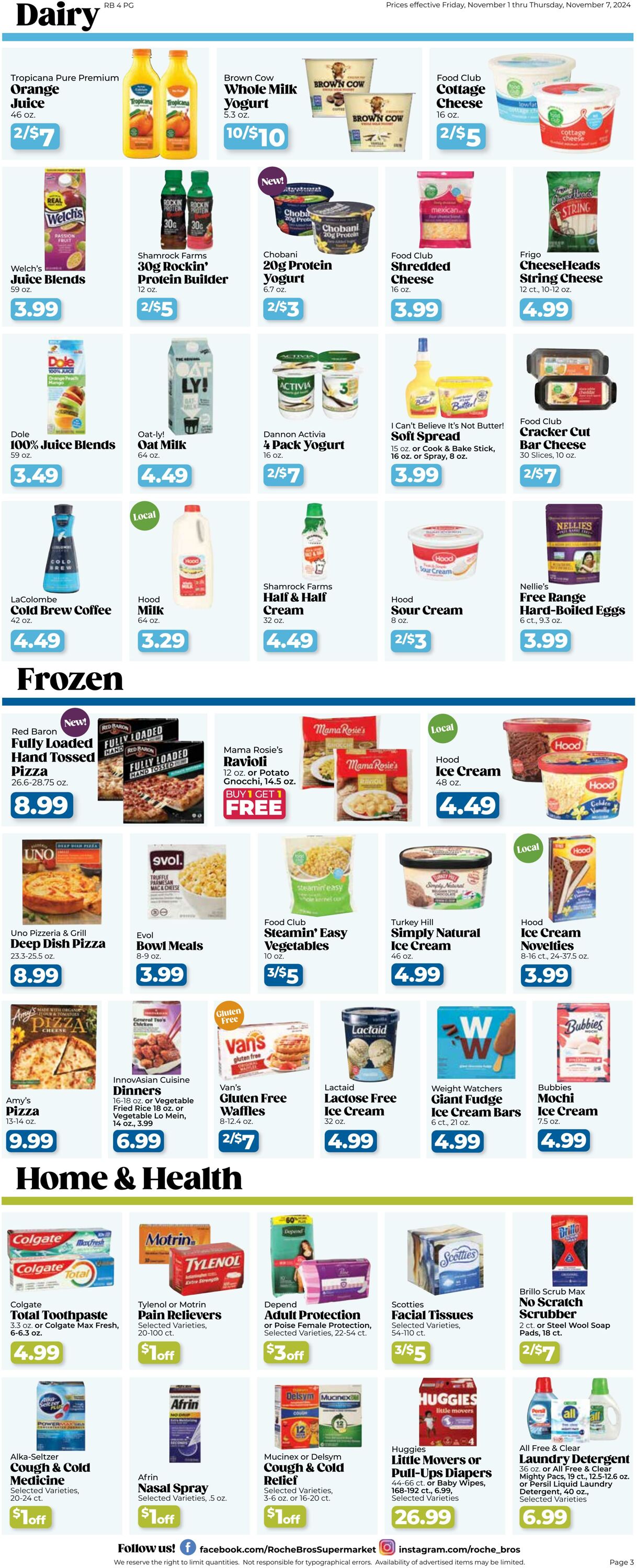 Weekly ad Roche Bros 11/01/2024 - 11/07/2024