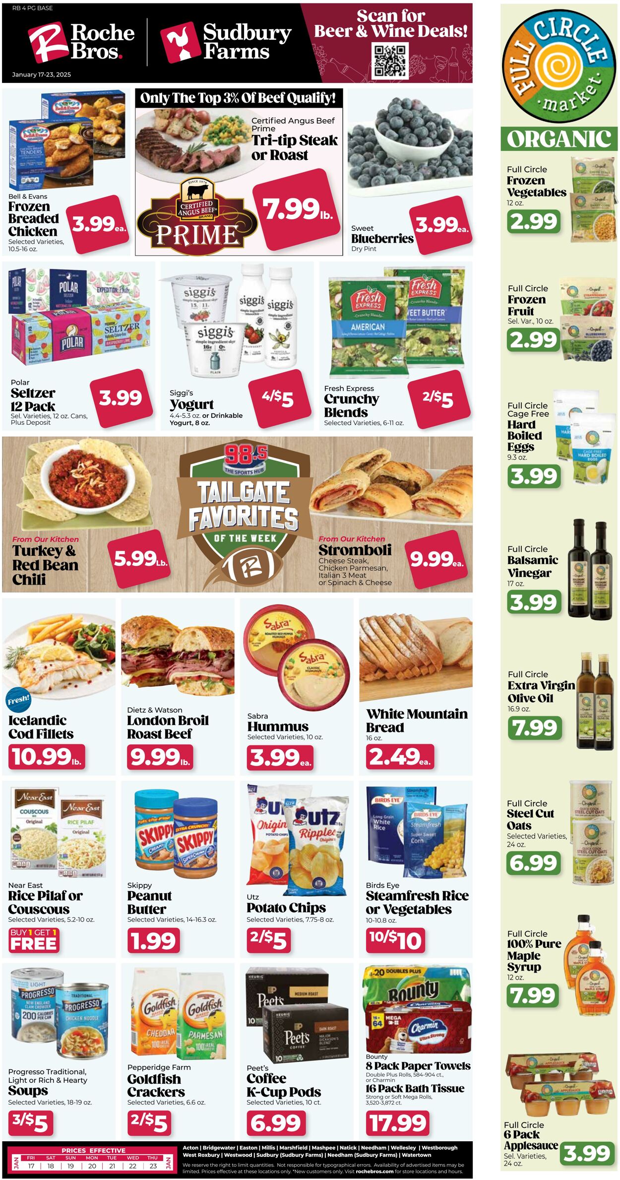 Weekly ad Roche Bros 01/17/2025 - 01/23/2025