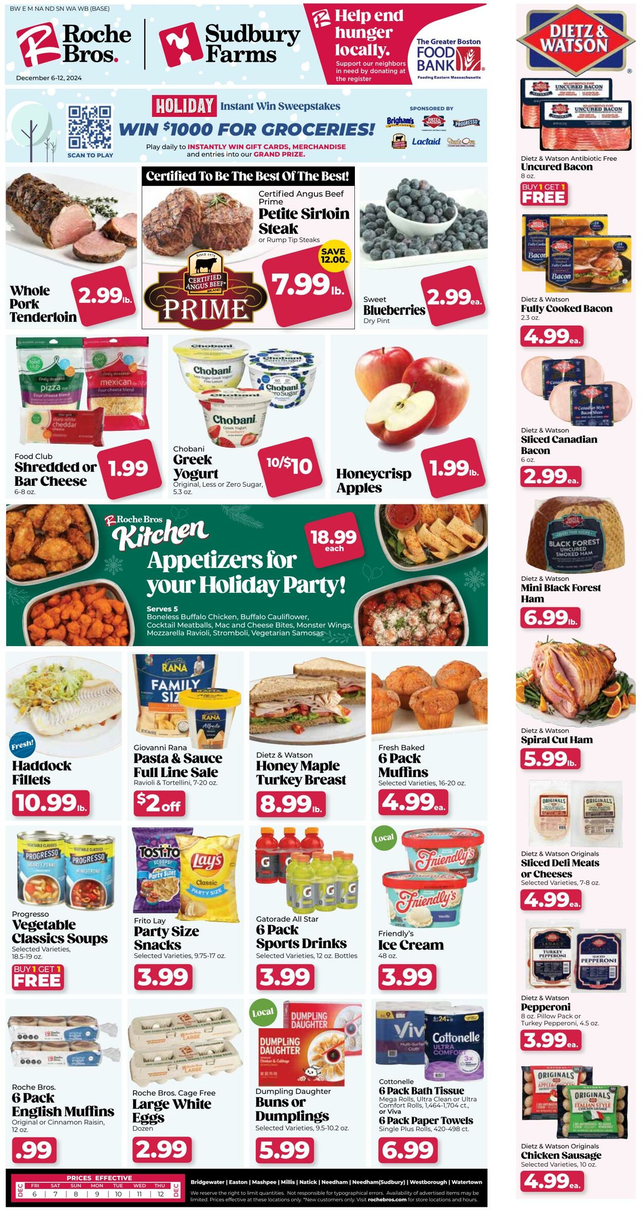 Weekly ad Roche Bros 12/06/2024 - 12/12/2024