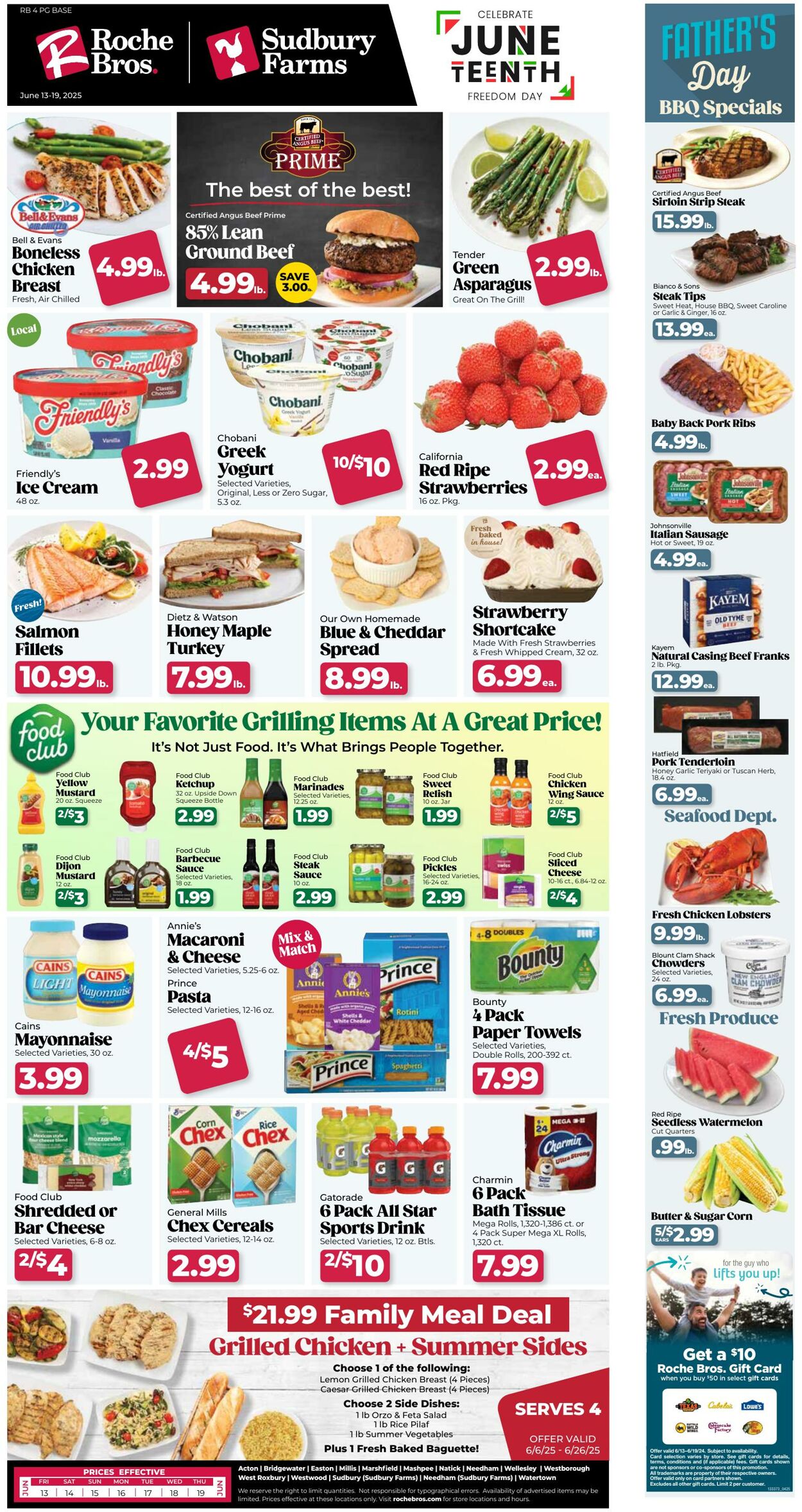 Weekly ad Roche Bros 06/13/2025 - 06/19/2025