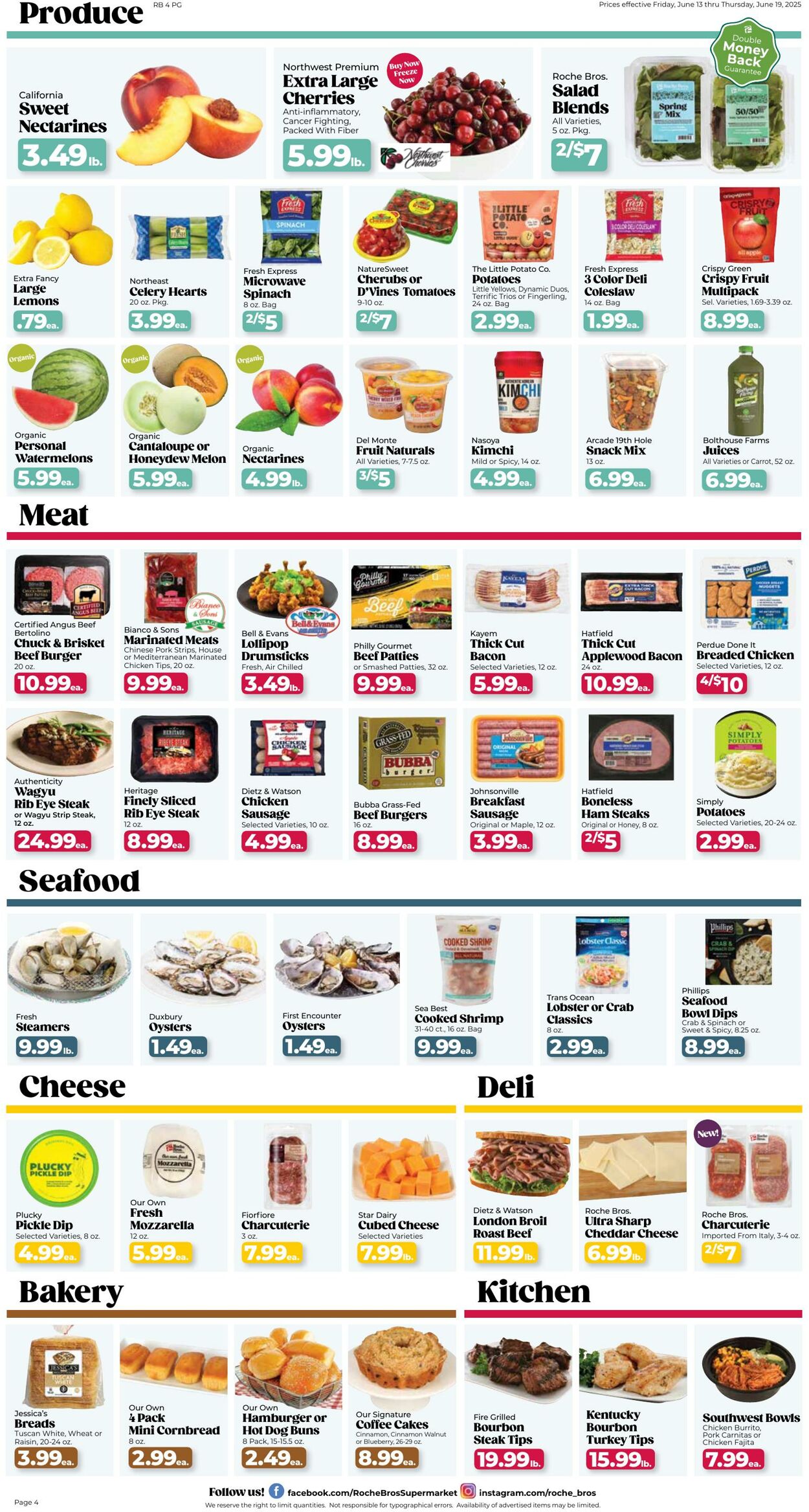 Weekly ad Roche Bros 06/13/2025 - 06/19/2025
