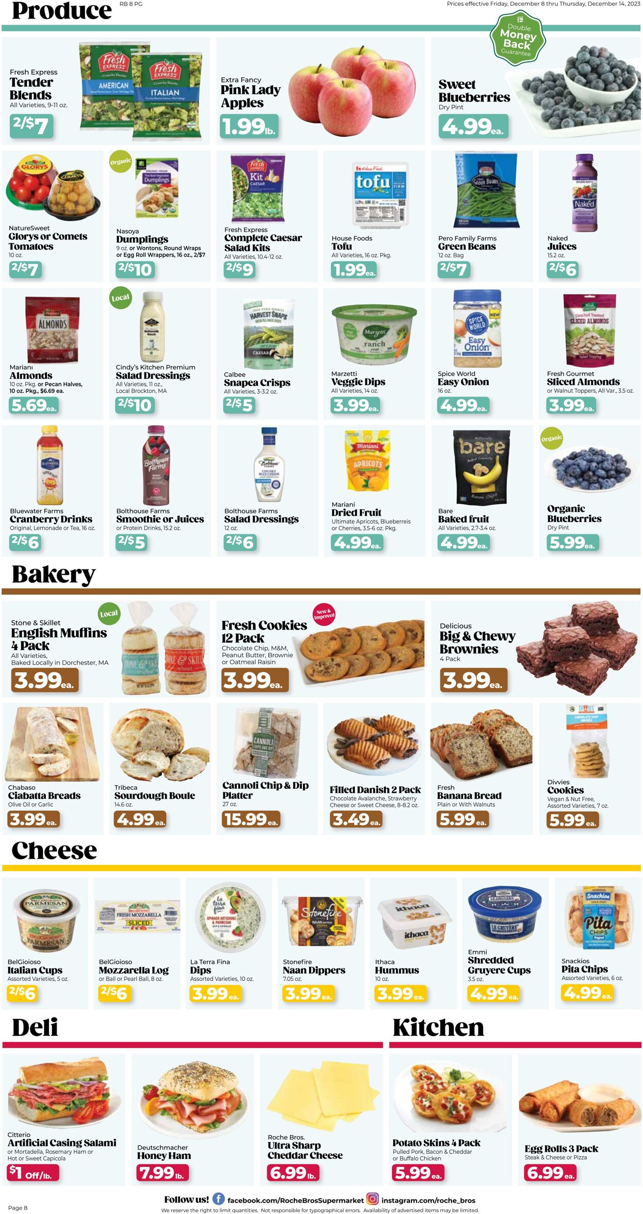 Weekly ad Roche Bros 12/08/2023 - 12/14/2023