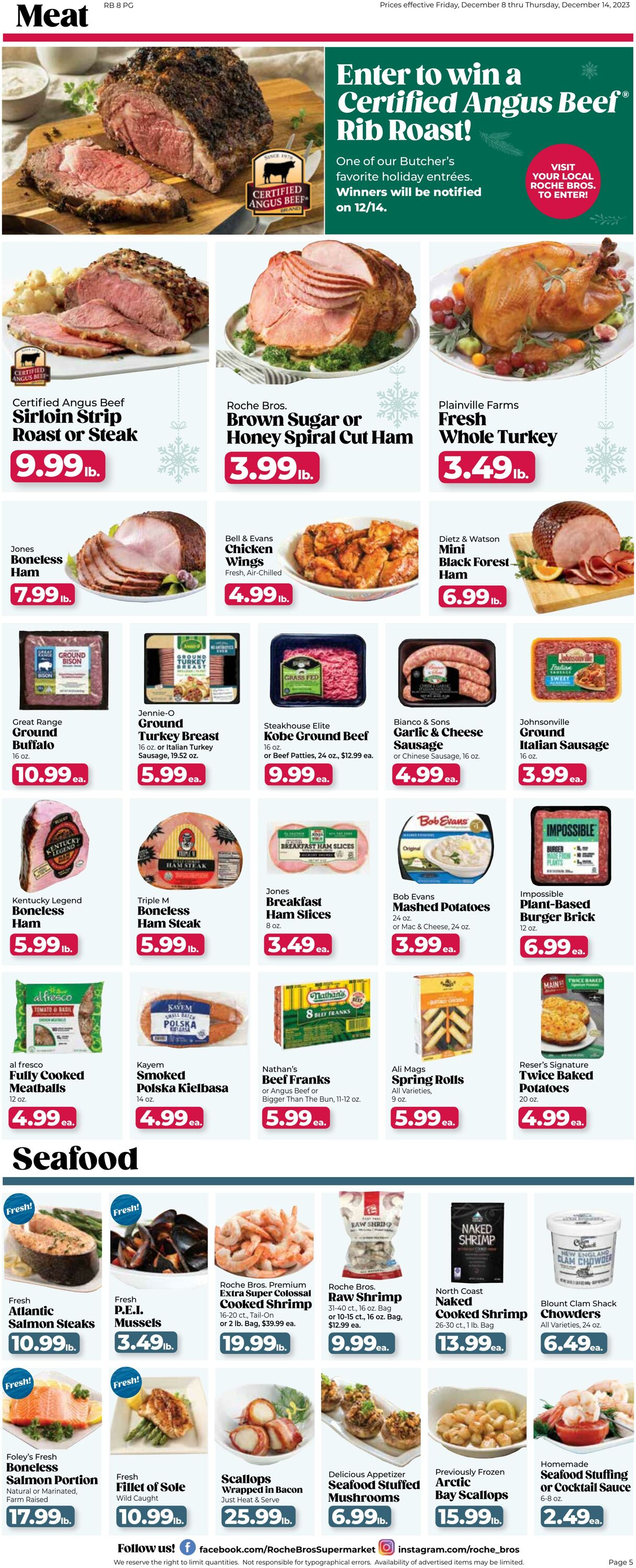 Weekly ad Roche Bros 12/08/2023 - 12/14/2023