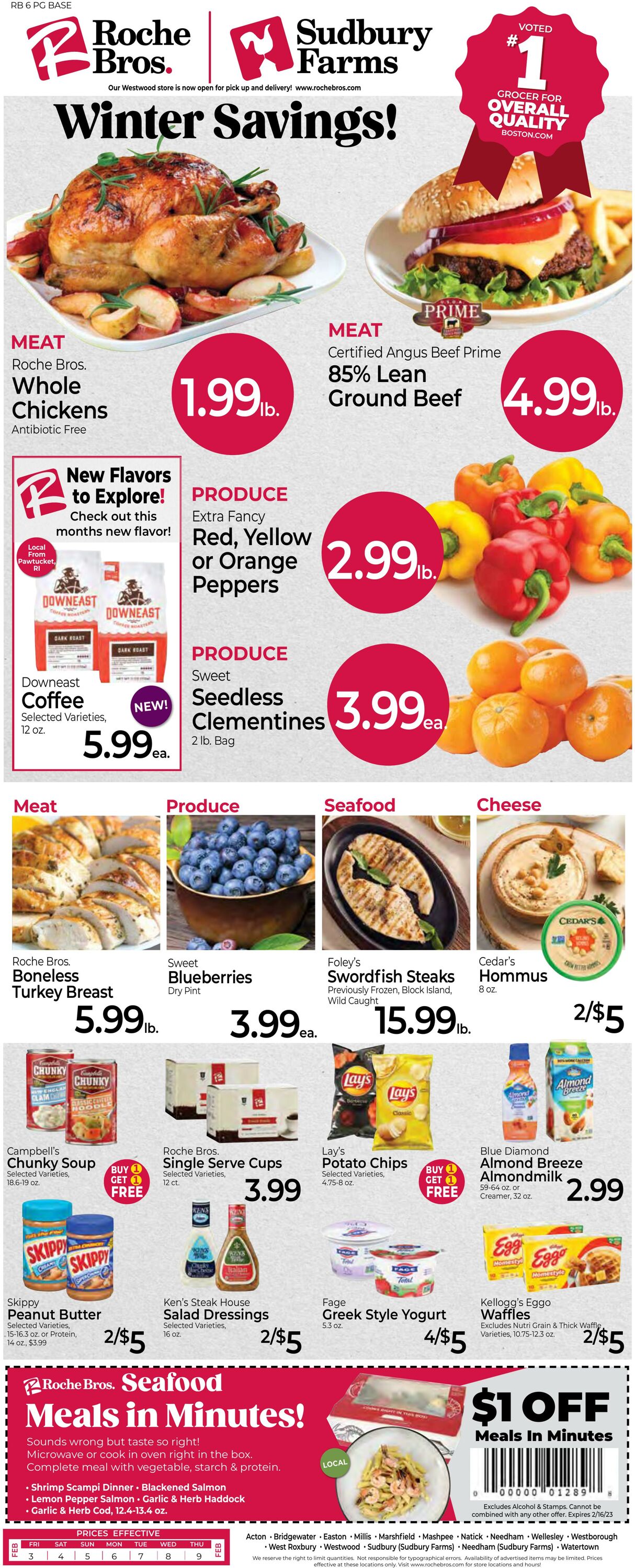 Weekly ad Roche Bros 02/03/2023 - 02/09/2023